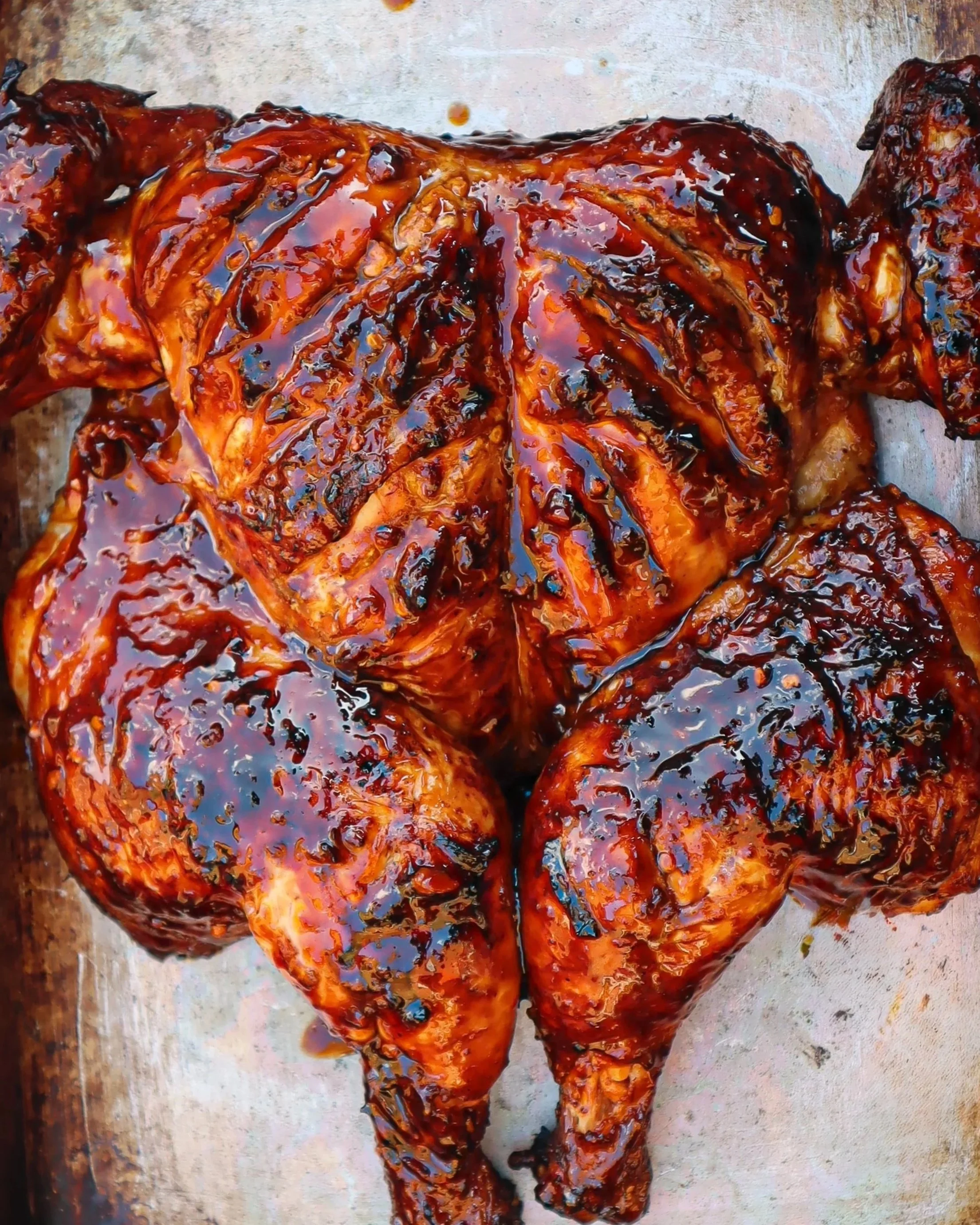 BLAK EMBER Glazed Butterflied Chicken