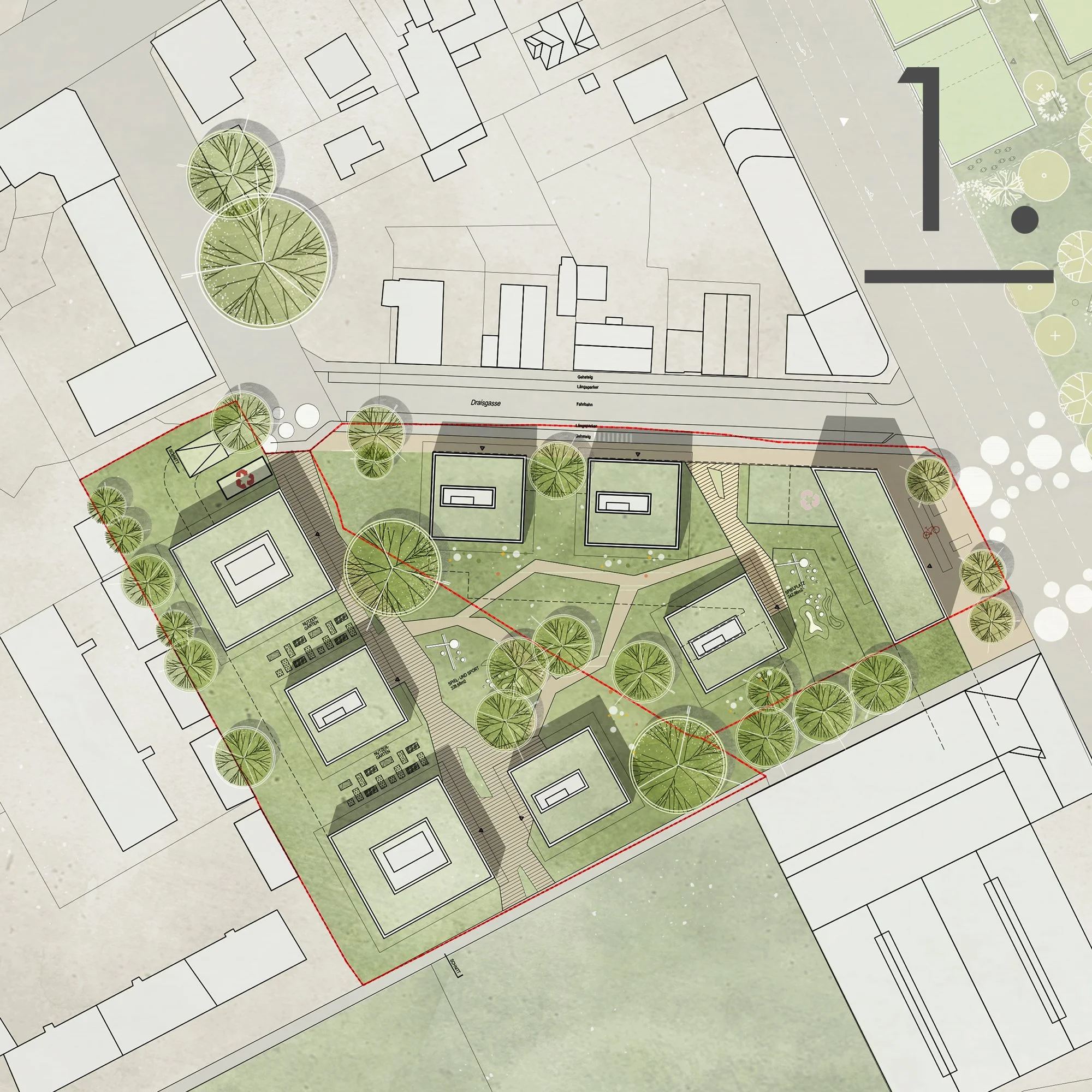 Pomisgasse / Draisgasse · Urban Planning · 1st Prize · 2025
