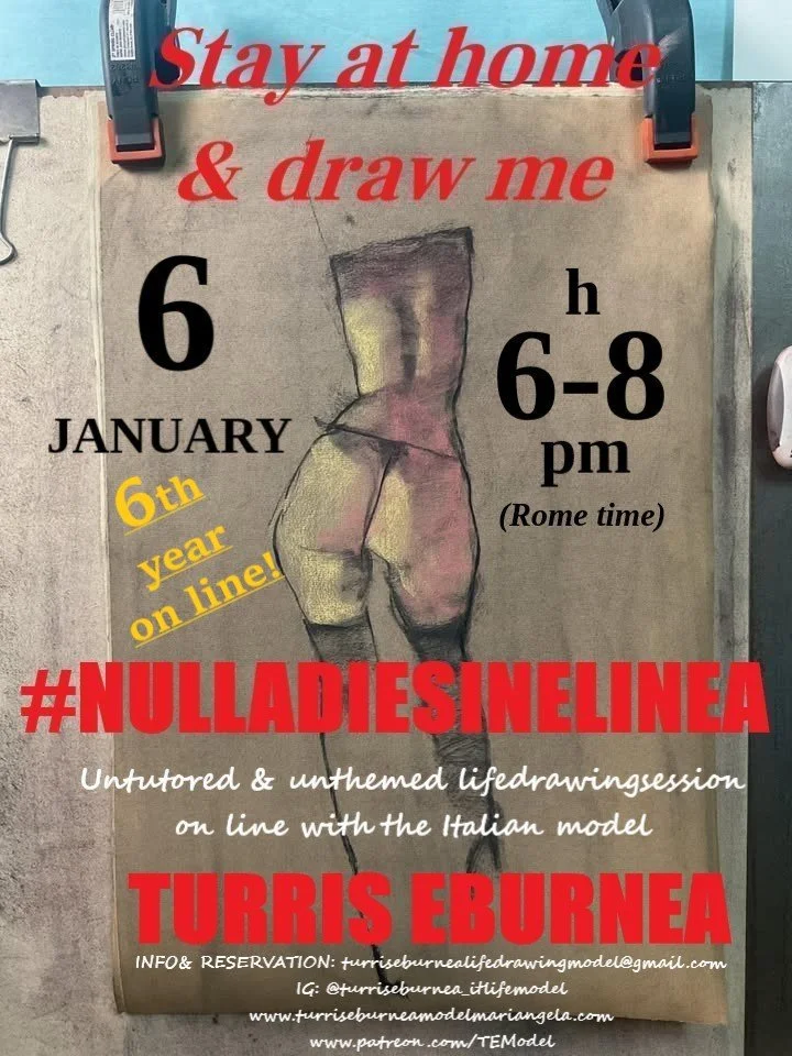 Upcoming online lifedrawingsession