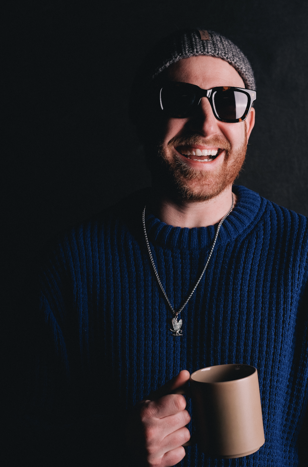 Portrait of producer and audio engineer Dan Short of Melonwave Audio, Milton Keynes