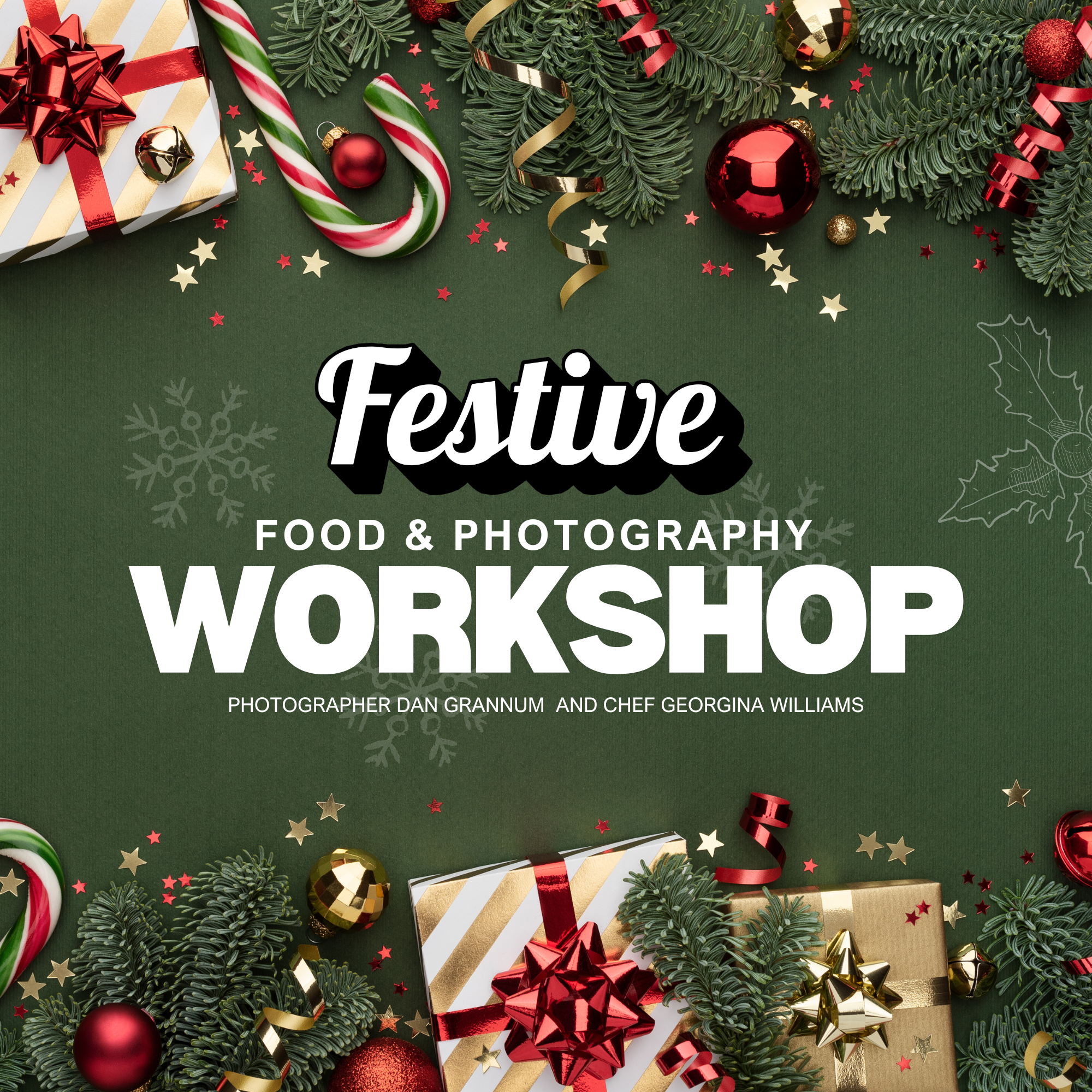 Festive Food & Photography  Workshop & Experience