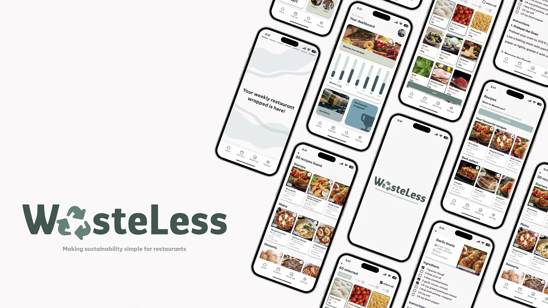 WASTELESS app design