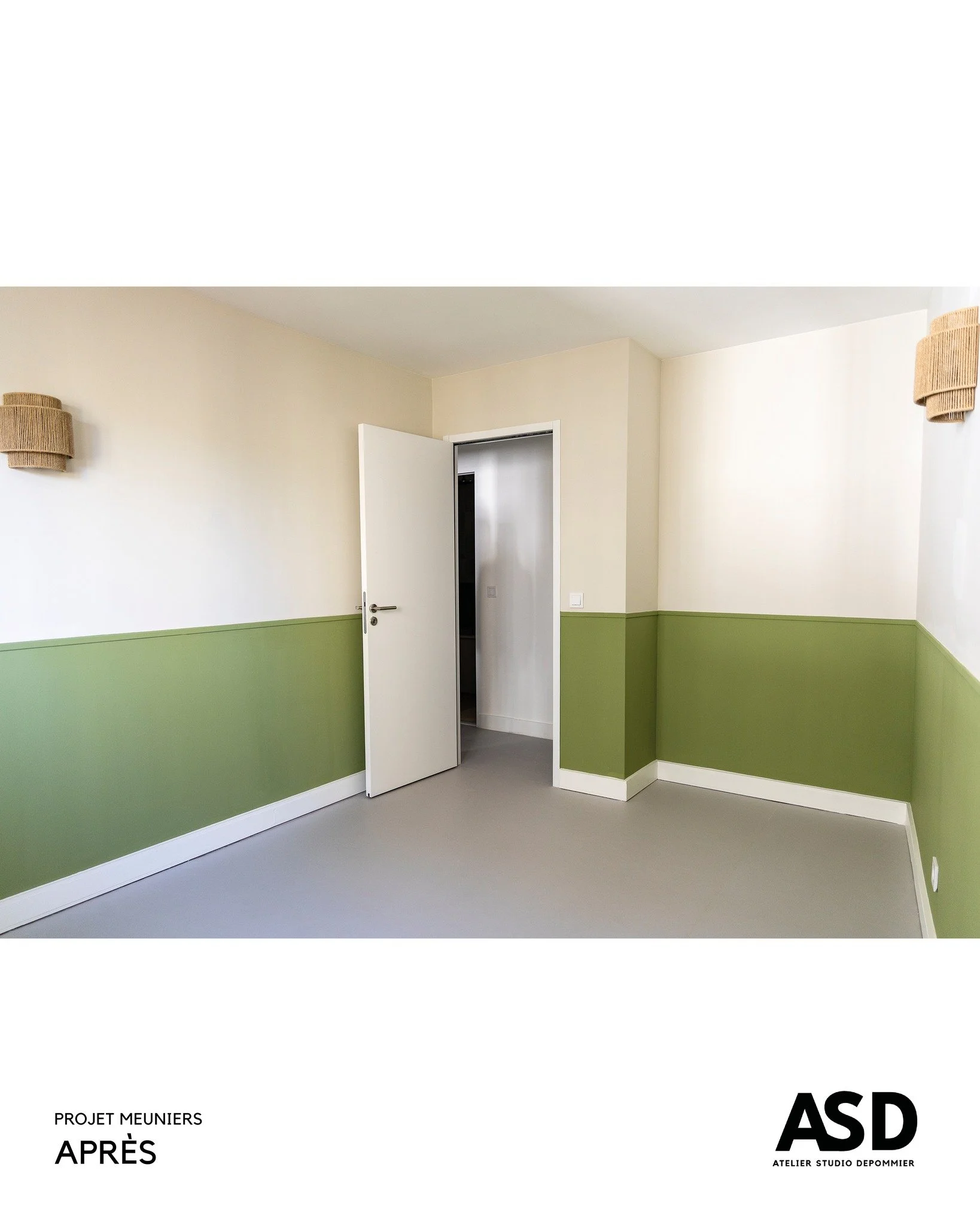 [Projet Meuniers] - R&eacute;novation compl&egrave;te d&rsquo;un appartement des ann&eacute;es 1970, Paris.

La mission, couvrant la conception architecturale et le suivi de chantier, s&rsquo;appuie sur une d&eacute;marche int&eacute;grant le r&eacut