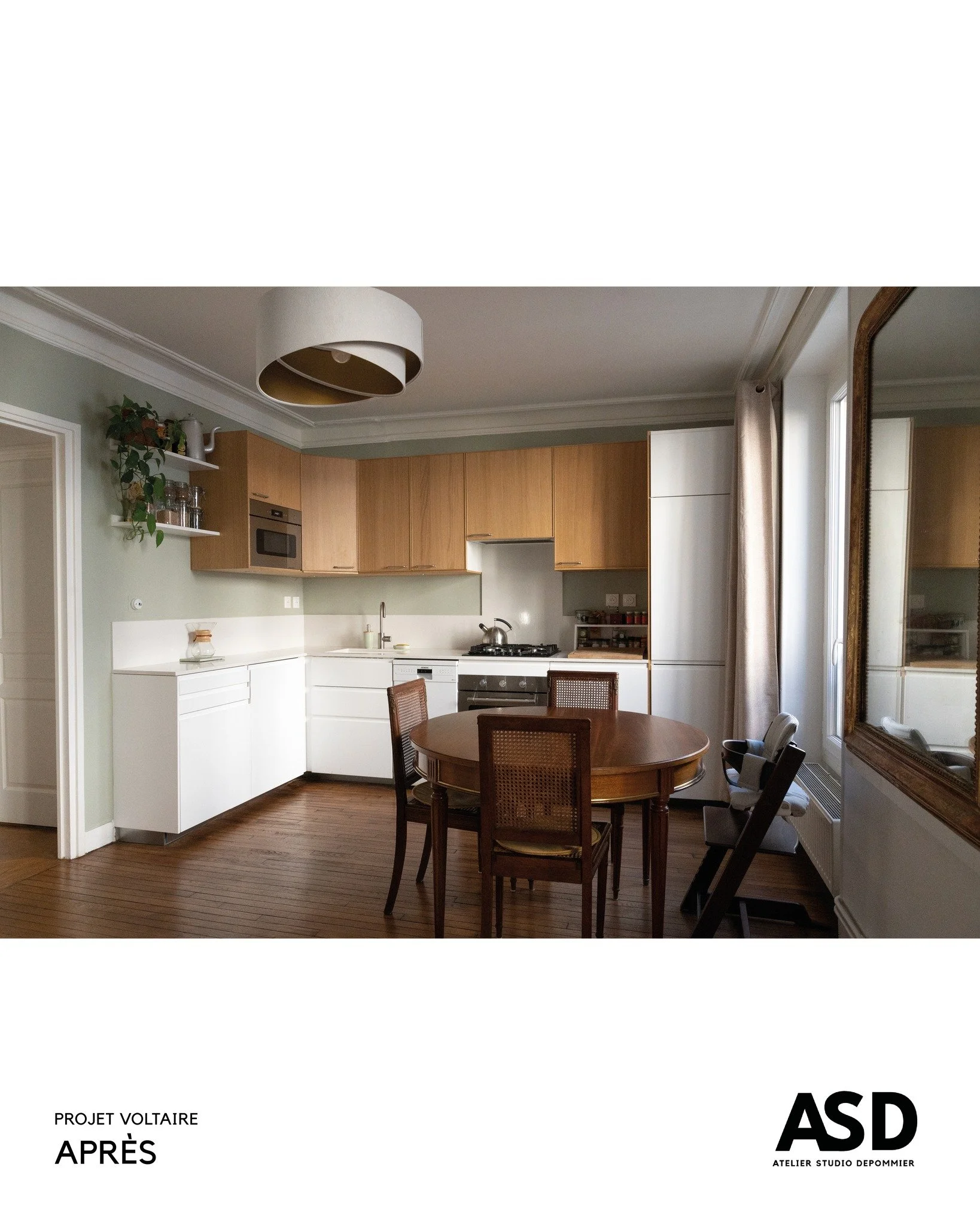 [Projet Voltaire] &ndash; R&eacute;novation compl&egrave;te d&rsquo;un appartement, Paris.

R&eacute;novation men&eacute;e dans le respect du b&acirc;ti ancien, avec une attention port&eacute;e aux mat&eacute;riaux sains et &agrave; la p&eacute;renni