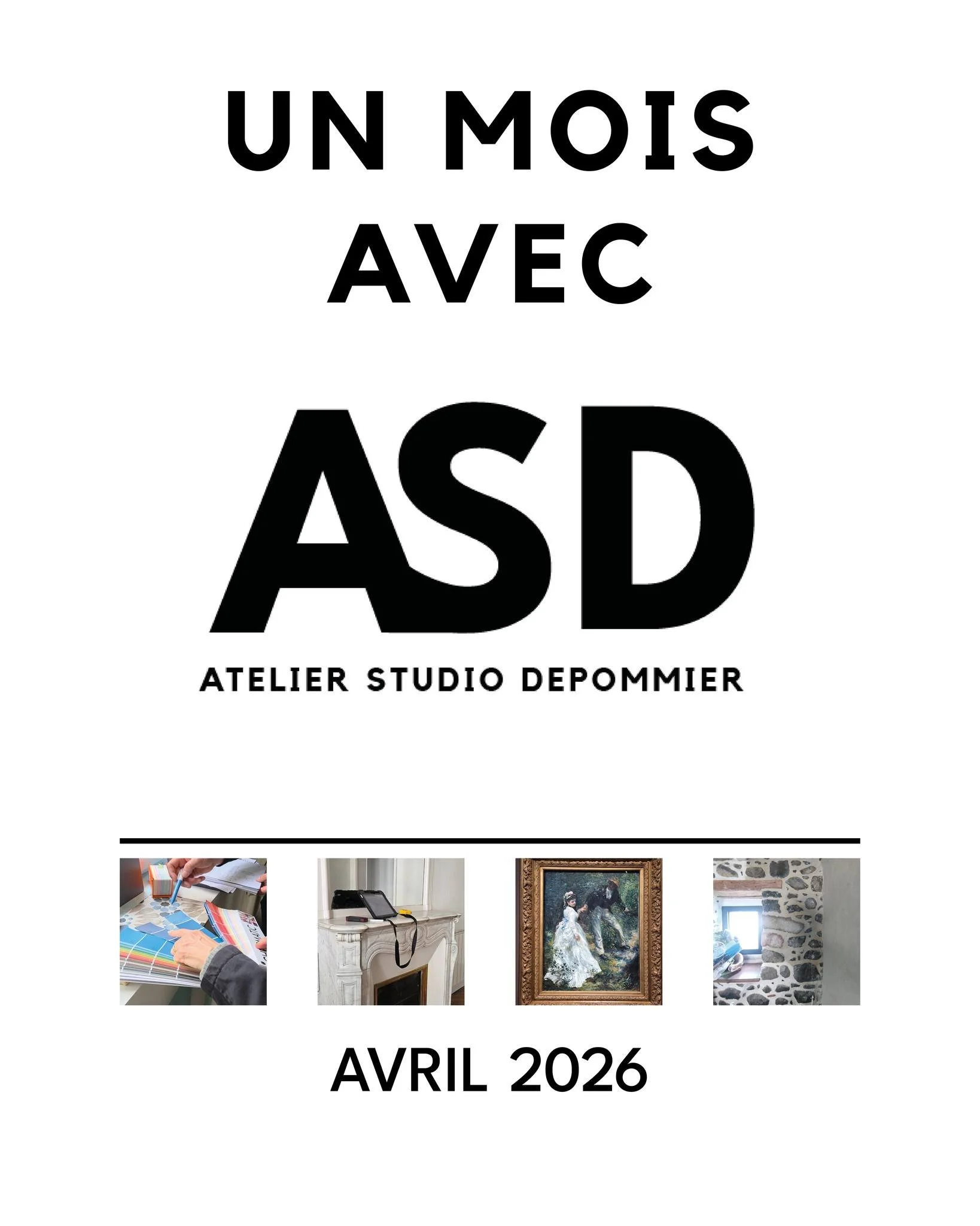 UN MOIS AVEC ASD &mdash; avril 2026 🗓️

Le r&eacute;cap du mois, sans en mettre trop&hellip; mais il s'est pass&eacute; des choses. 👇

RADAR : 2 chantiers, 2 projets en conception, 1 nouveau prospect, 1 shooting photo, et 2 jours de formation. Pas 