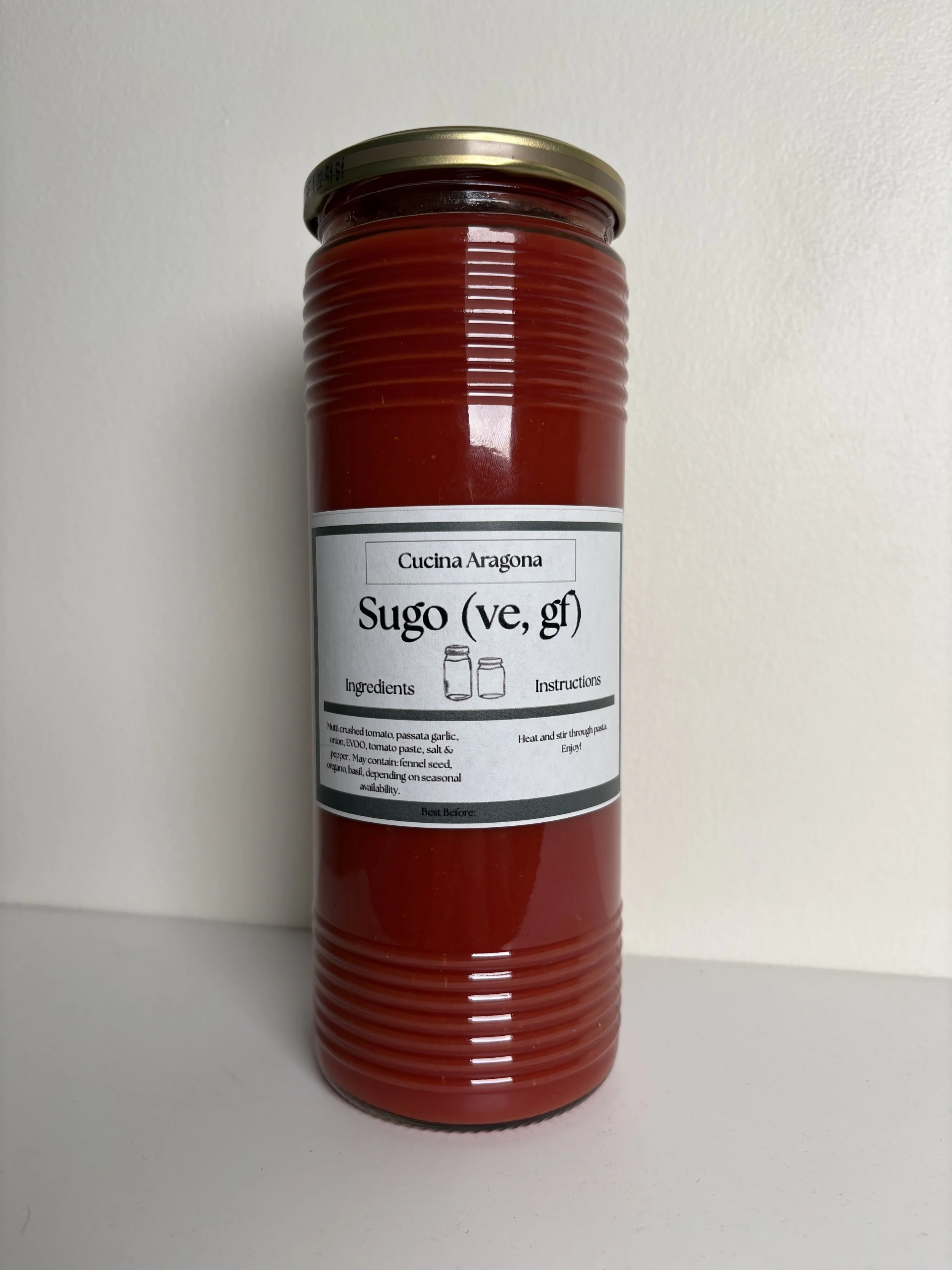 Homemade Napoli Sugo (V, Veg)