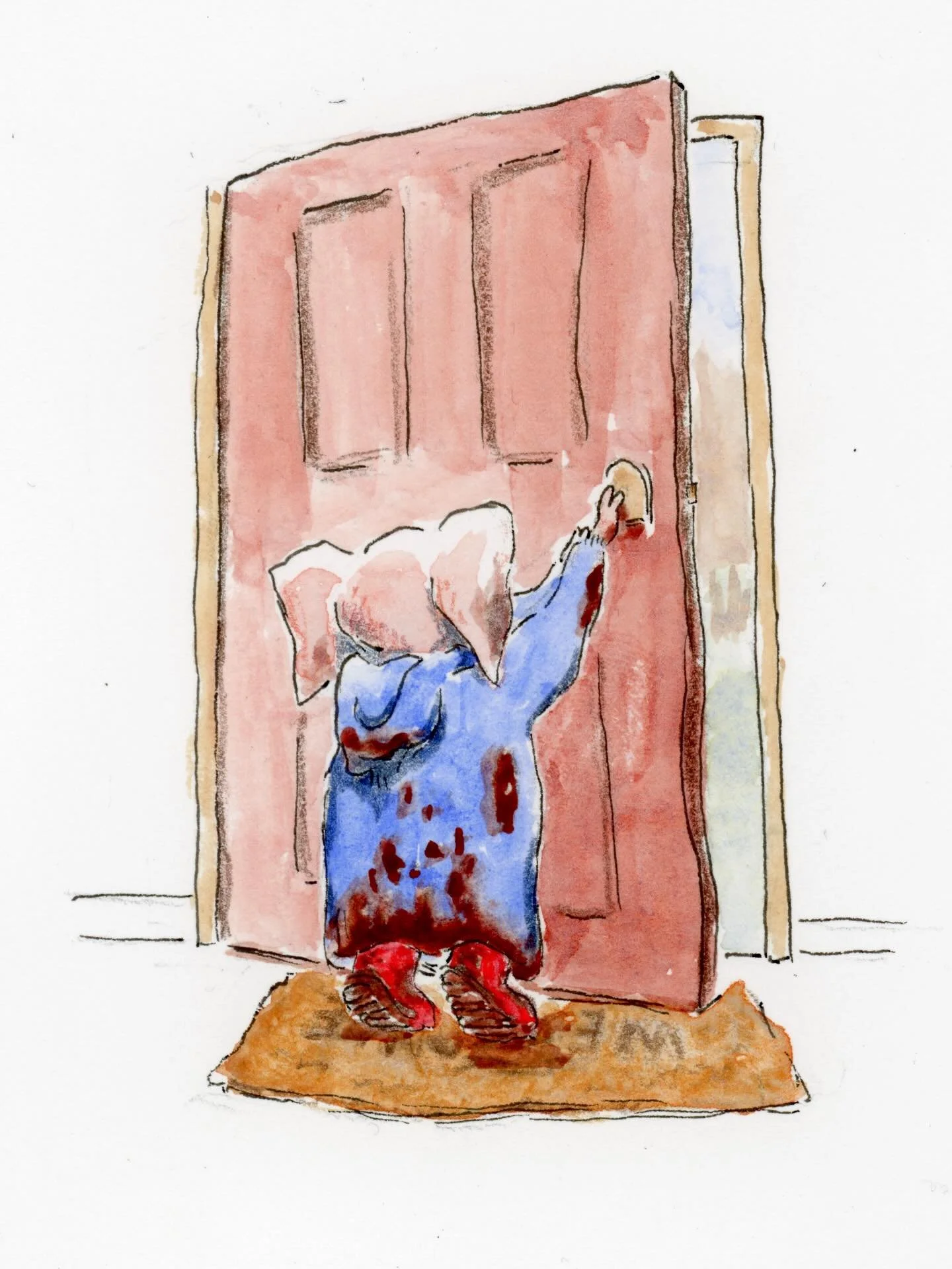 A little story of a piglet and her muddy boots. 🐷 

Paisley&rsquo;s dads always tell her &ldquo;when you come in from the garden, please remove your muddy boots on the doorstep, *before* entering the house&rdquo;, as they are very house-proud and li