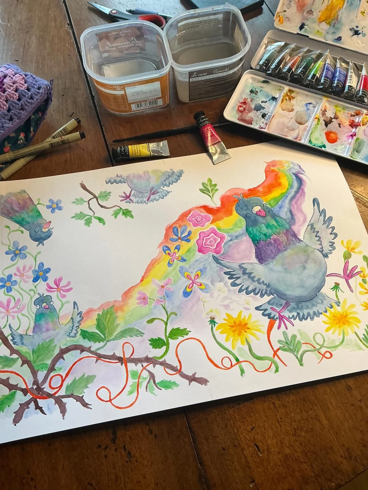 Haven&rsquo;t posted anything this week as I&rsquo;ve mainly been focusing on my book project, &ldquo;Pidgey-Doo&rdquo; as well as some other projects and things and such. So I haven&rsquo;t been on Instagram much, which I kind of love but also got t