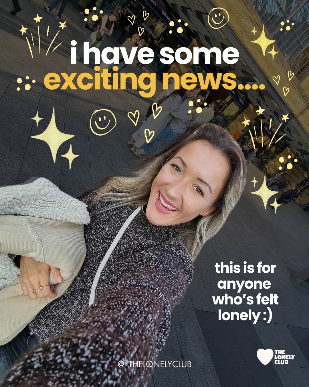 I&rsquo;ve been quietly working on this behind the scenes&hellip; and I&rsquo;m so excited to finally share it 💛

Recently I ran a 6-week pilot of The Lonely Club Brighton Hub for people who feel like they don&rsquo;t quite fit into typical social s