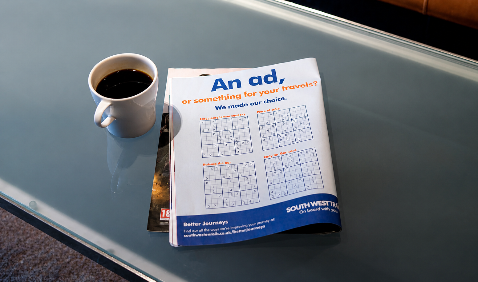 South West Trains: The Adless Ad Campaign