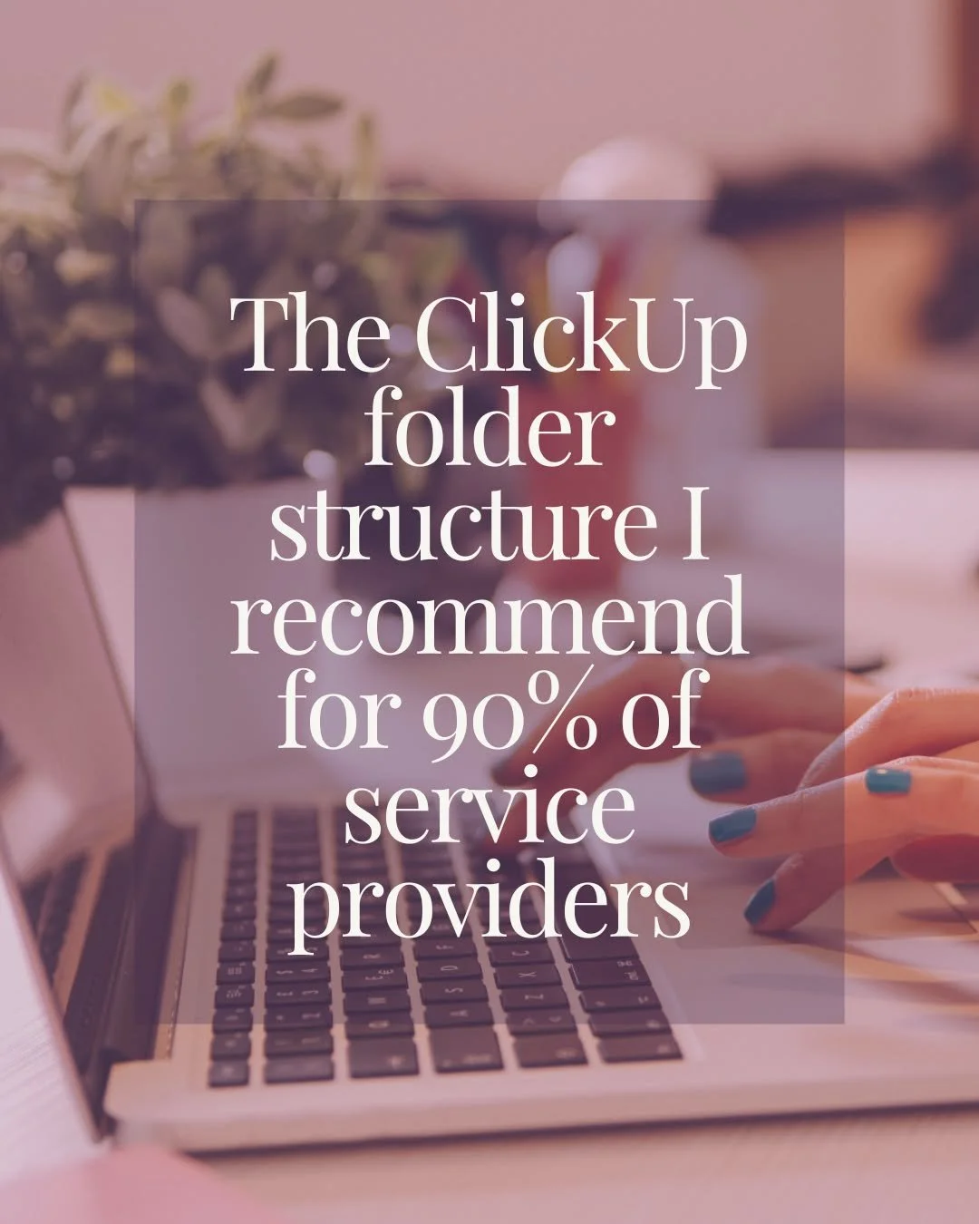 If your ClickUp feels cluttered, chaotic or just&hellip; confusing &mdash; you&rsquo;re probably doing too much.

Here&rsquo;s the structure I recommend to 90% of service providers to keep things breezy, organised and actually usable:

🌼 CEO Space &