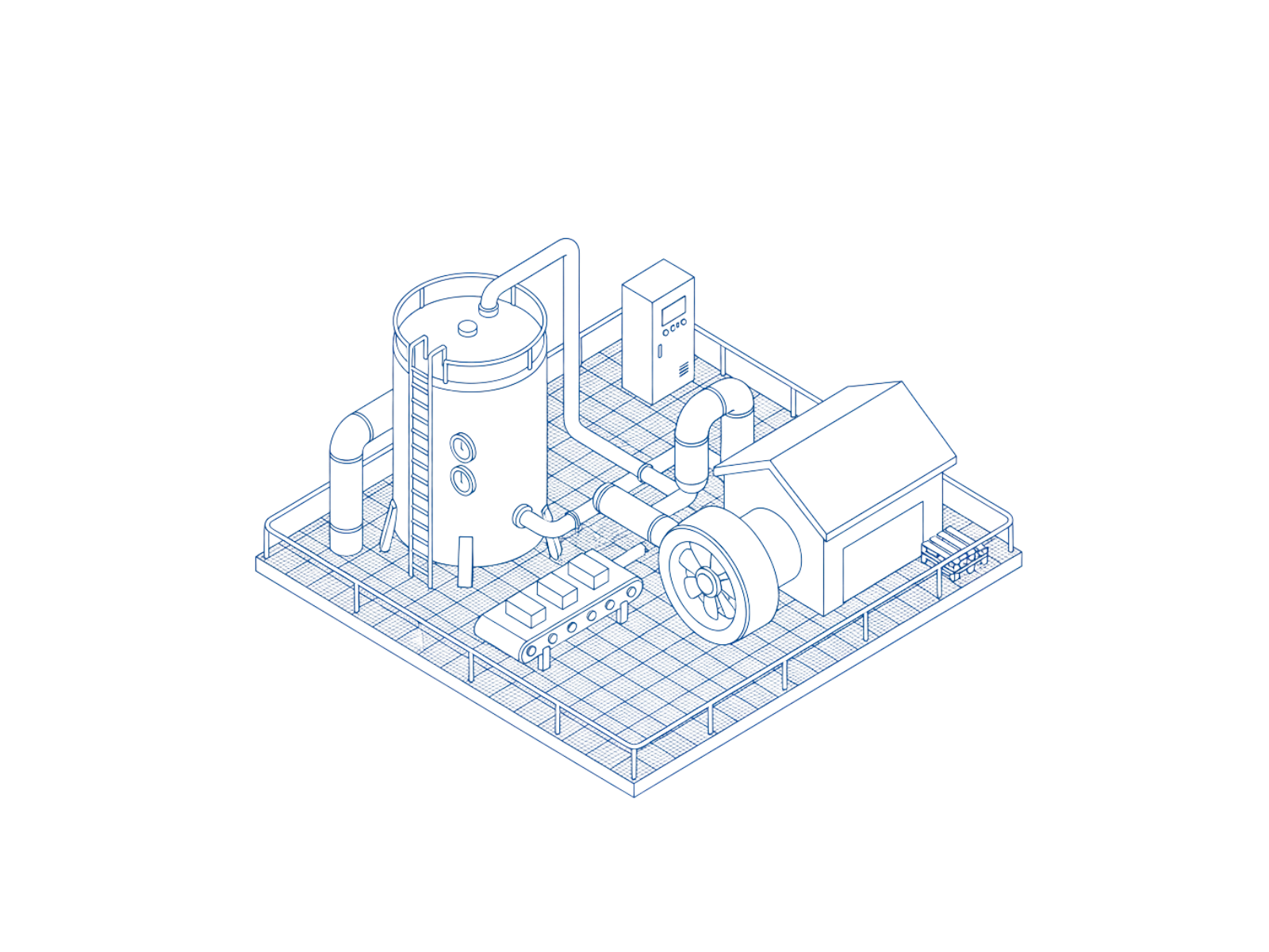 General industrial manufacturing and processing facilities