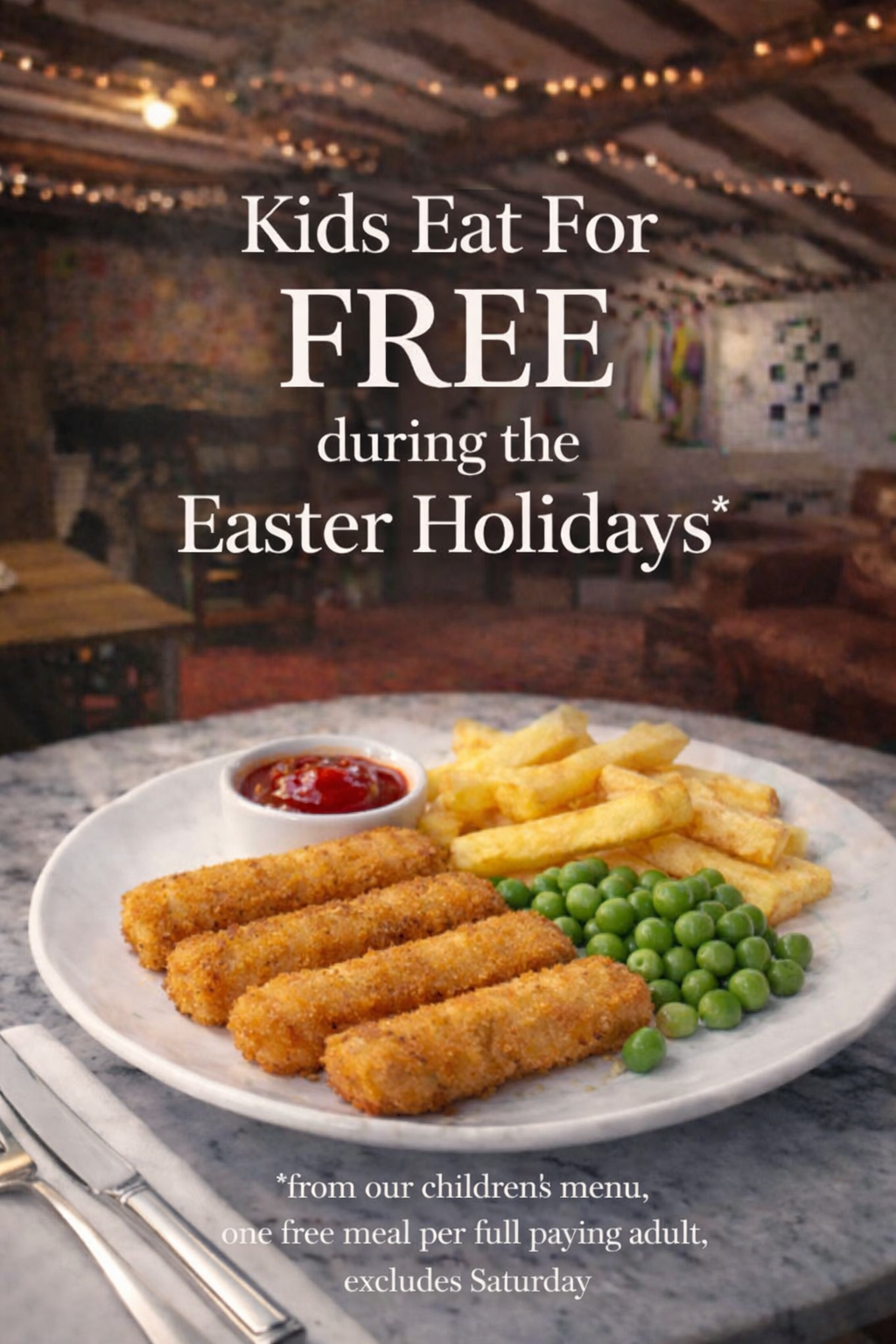 Kids Eat Free - During Easter Holidays