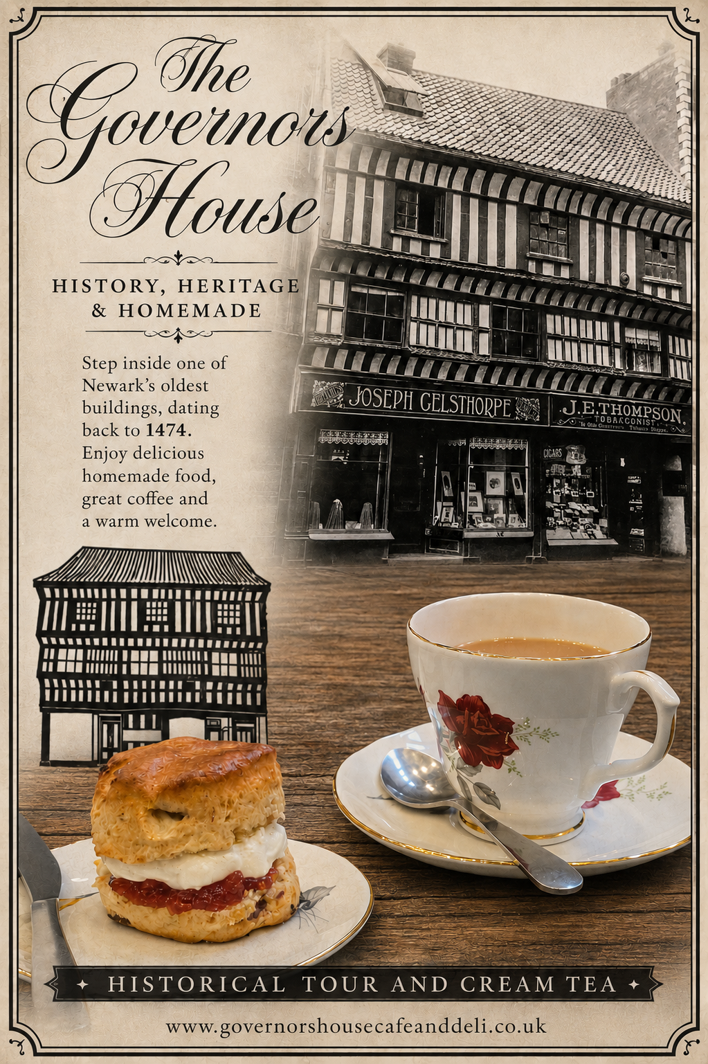 Historical Tour by Bridget Pitcher and Cream Tea 