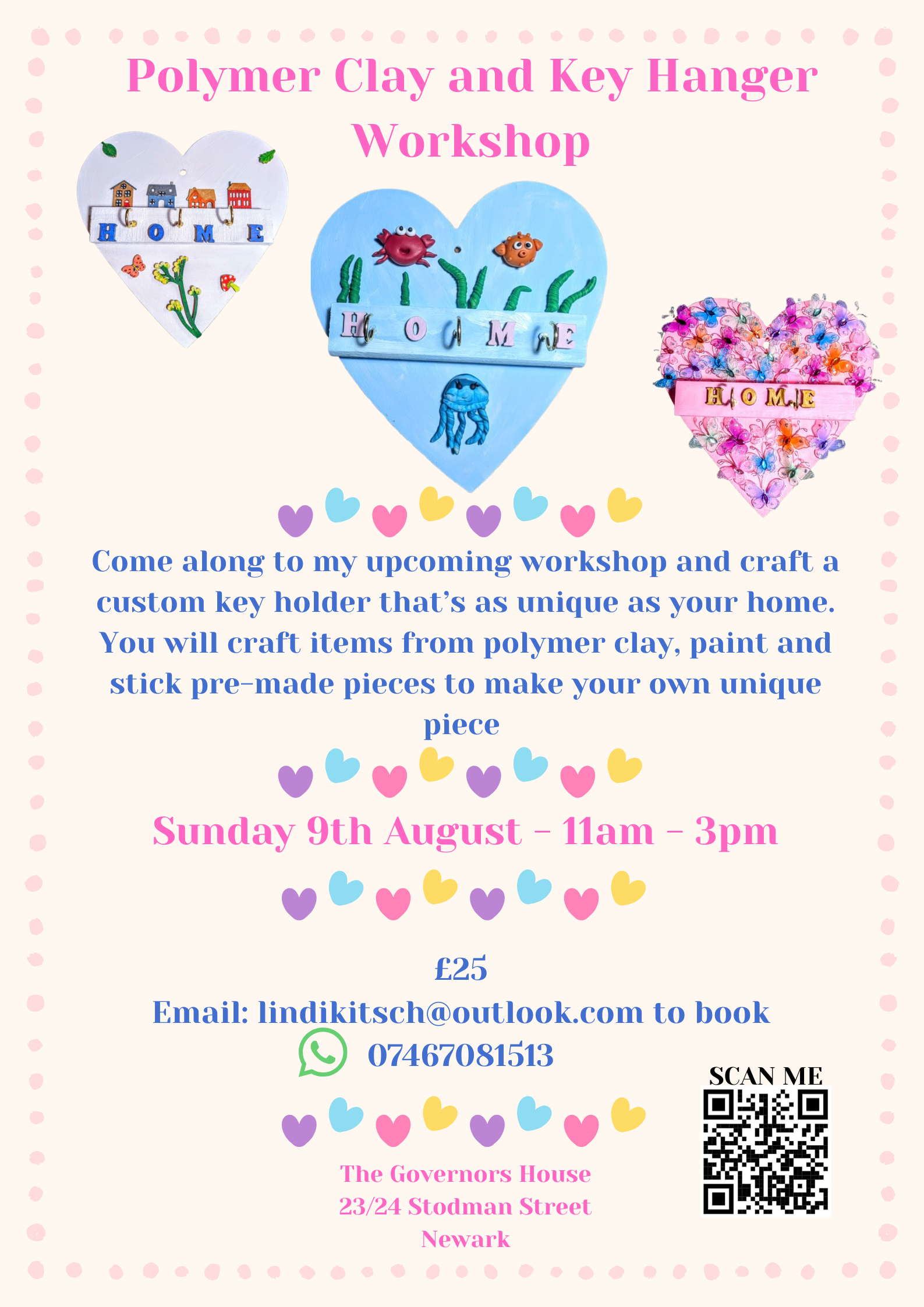 Polymer Clay & Key Hanger Workshop