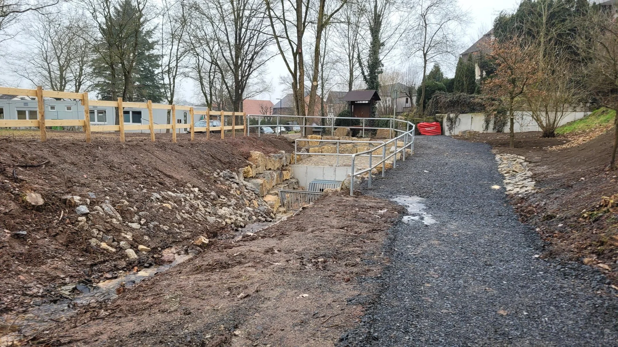 Einlaufbauwerk Steinhaus