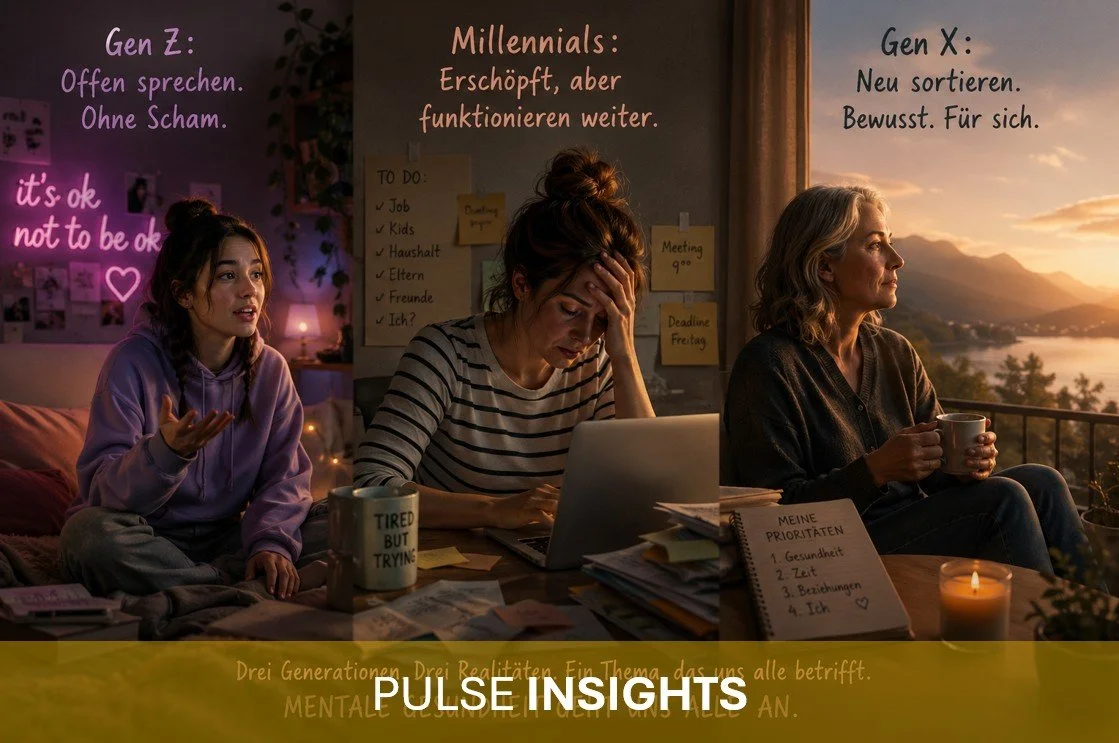 Die Generationenfrage der mentalen Gesundheit: Warum Gen Z zunehmend Prioritäten neu sortiert.
