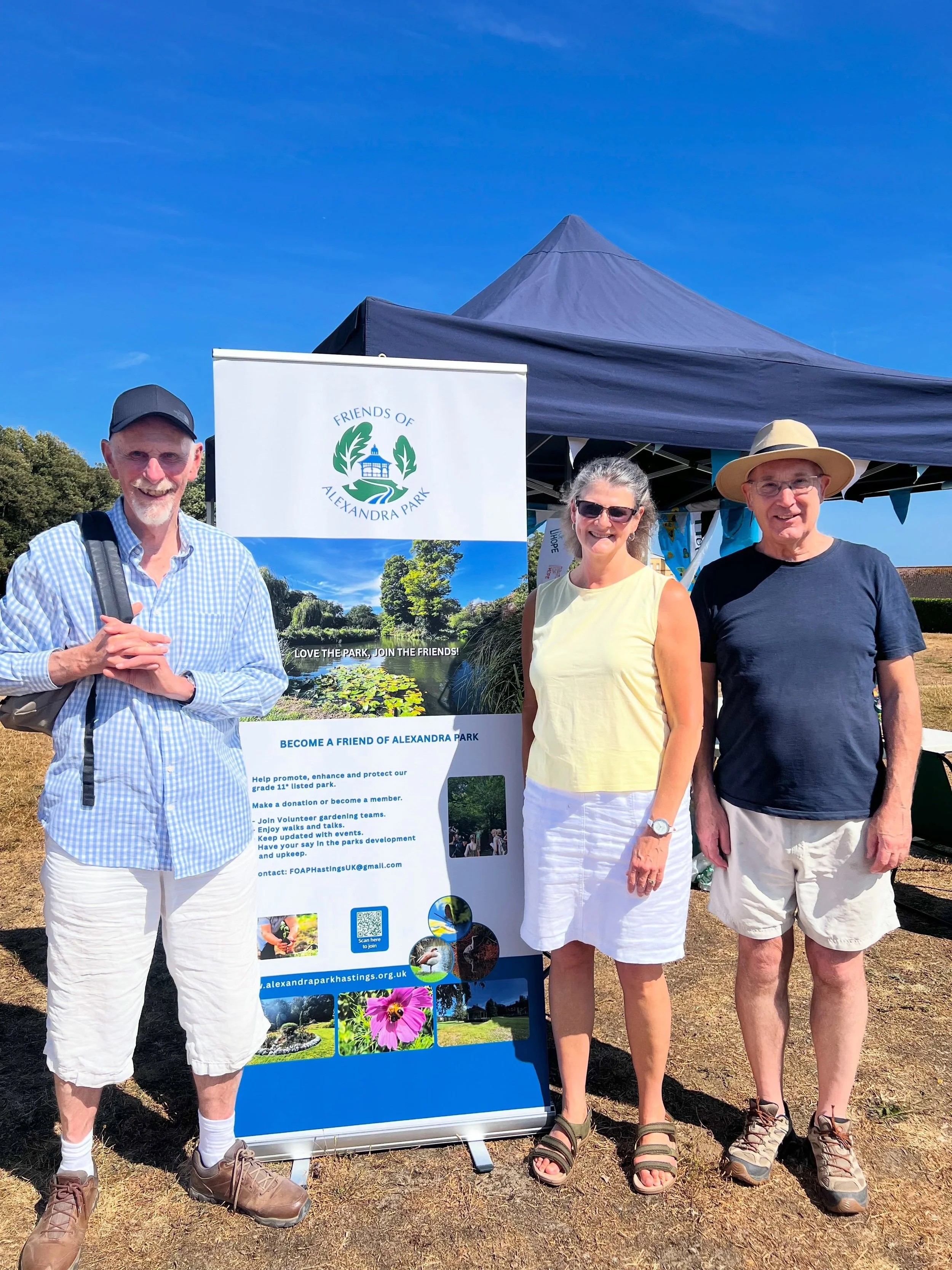 A big thank you to @hastings.botanic.garden and @hastingsvoluntaryaction for having us at the Midsummer Festival! And our friends at @love_hastingscountrypark who as well as us, got the prestigious Green Flag Award 🥇 in the UK championing in protect