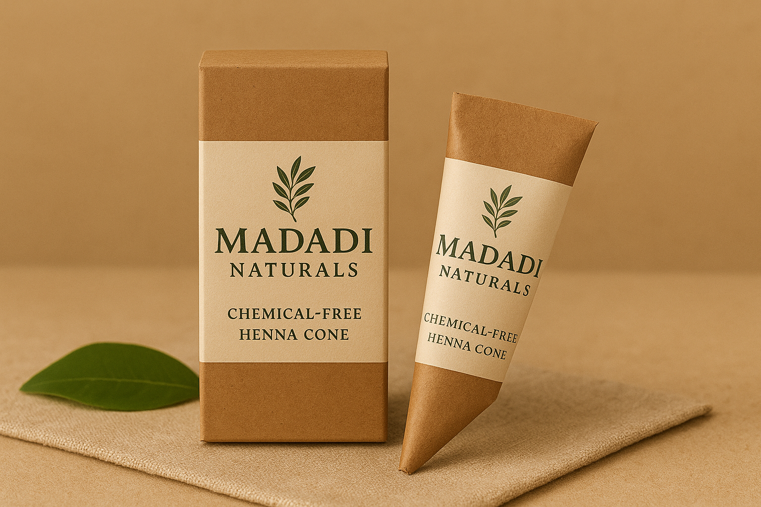 Chemical-Free Henna Cone