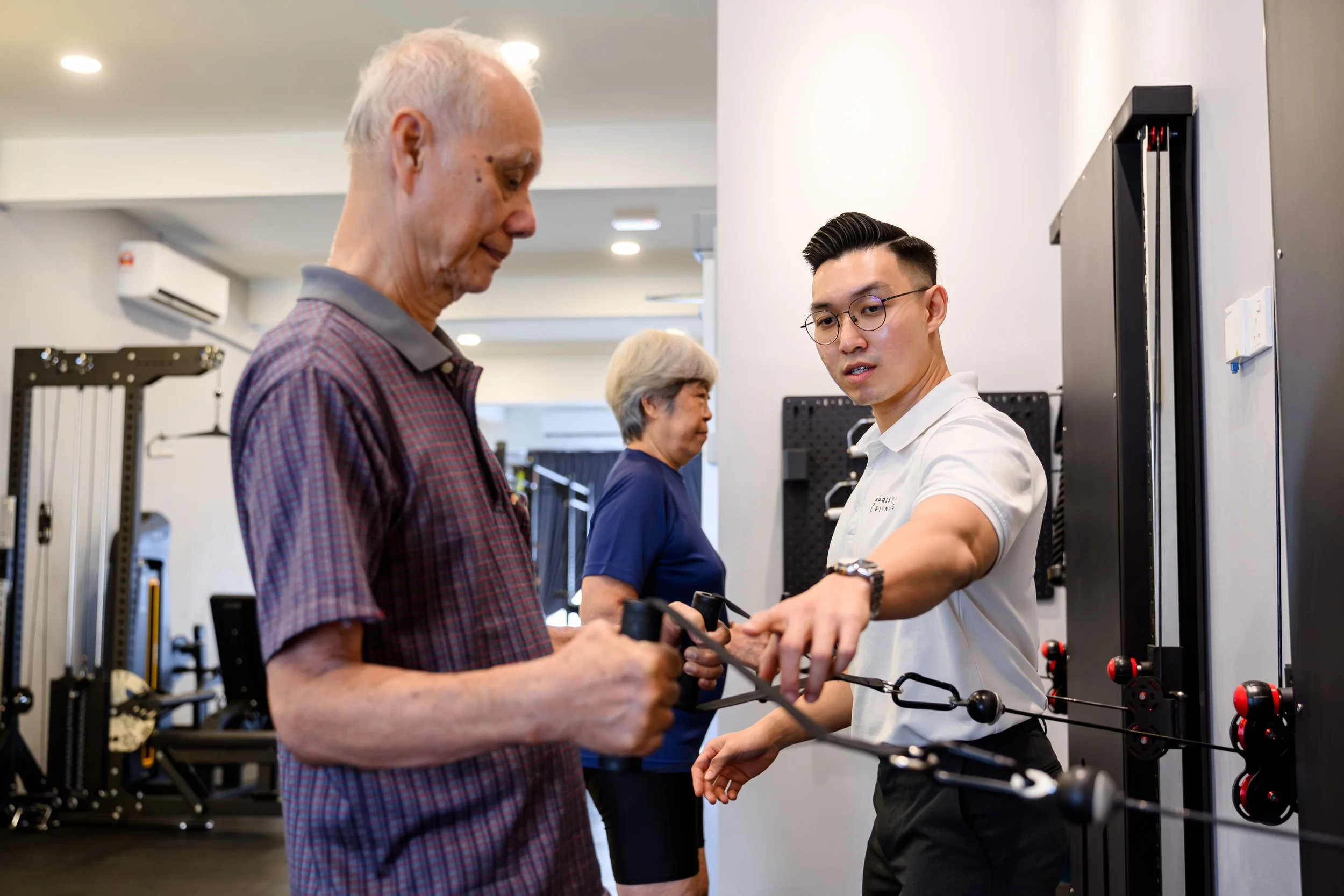 Semi-Private Personal Training for Seniors in Ipoh, Prestige Fitness with Keith Chung, Founder of Prestige Fitness
