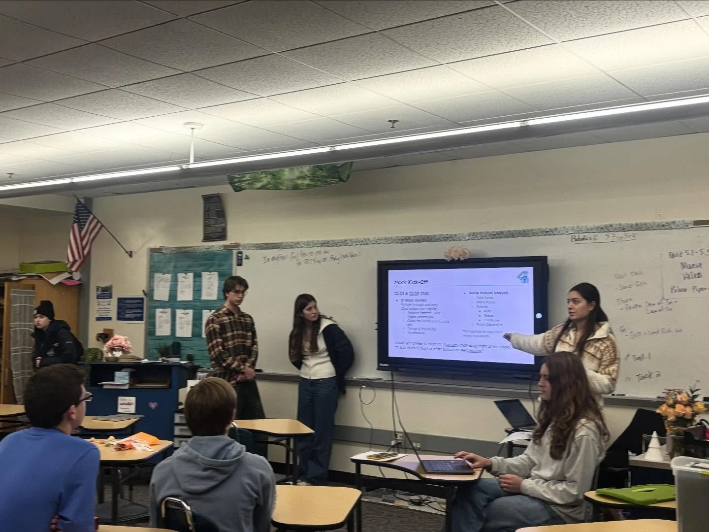 Team meeting today, planning for the season!! Go Cyber Sailors!!