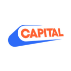 Capital logo with blue and orange colors