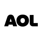 AOL logo in black text on a white background.