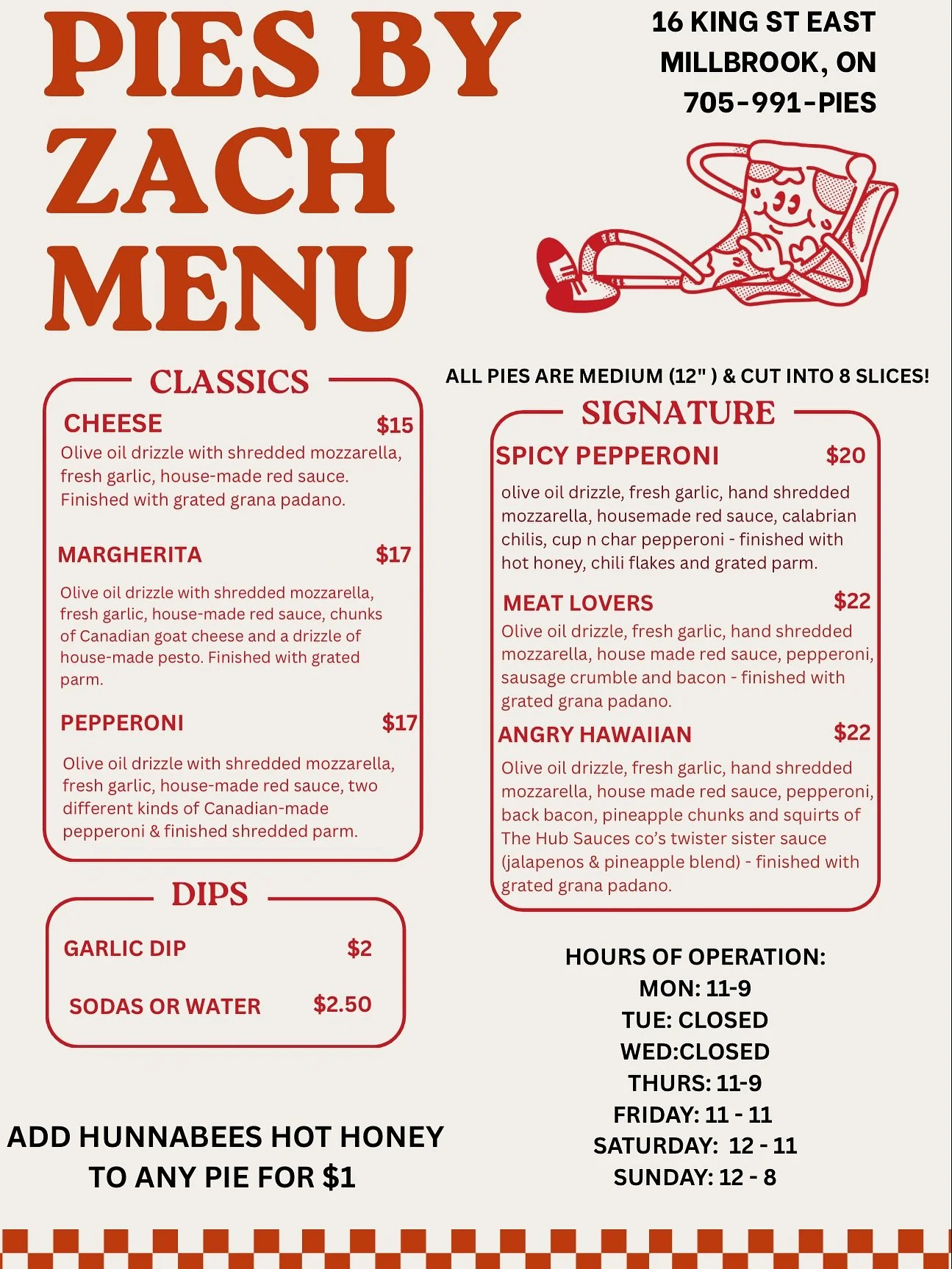 It&rsquo;s been a wild first week at Pies by Zach&rsquo;s new brick-and-mortar shop at 16 King St. E in Millbrook!  We&rsquo;ve sold out every single day &mdash; 100+ pies out the door daily &mdash; and we&rsquo;re honestly blown away by the support.