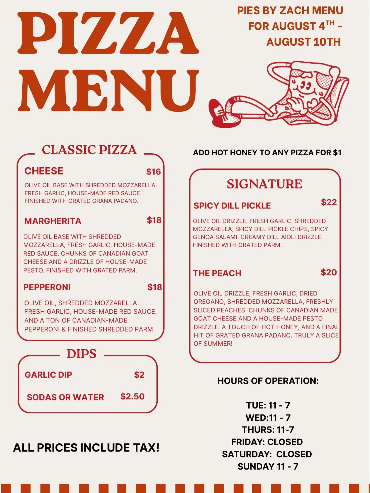 🚨 WEEKLY HOURS + MENU DROP 🚨
Find us slinging pies all week long at @lostcannabisco.cavan &mdash; come by and grab a pie 🍕

🔥 This week&rsquo;s featured pie: The Spicy Dill Pickle! Loaded with spicy dill pickle chips, spicy genoa salami, creamy d