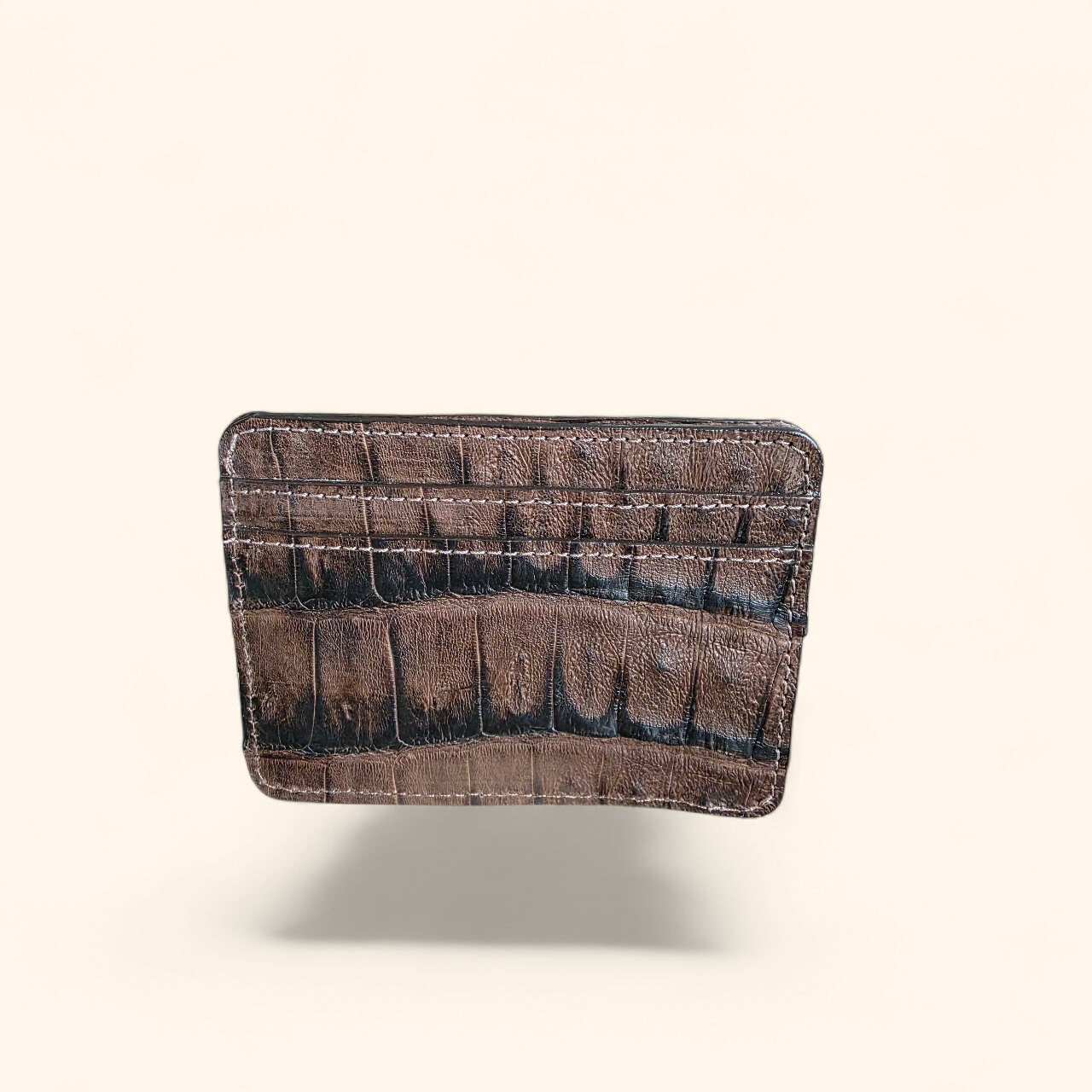 summit-selva-genuine-crocodile-leather-dark-brown-vintage-tail-card-holder-artisan-amazon-back.png
