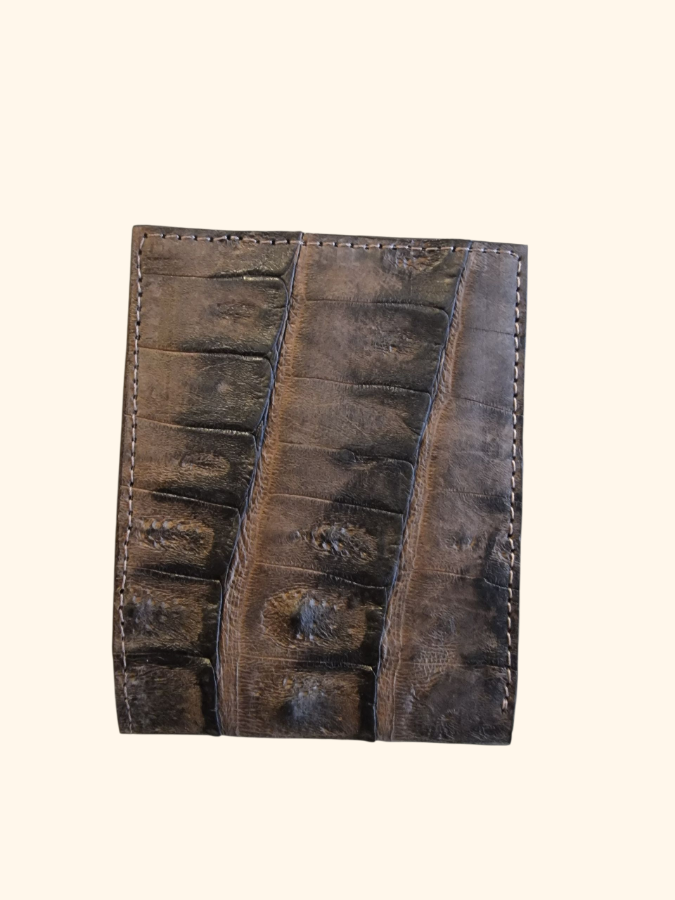 Crocodile Wallets - Vintage Brown Tail