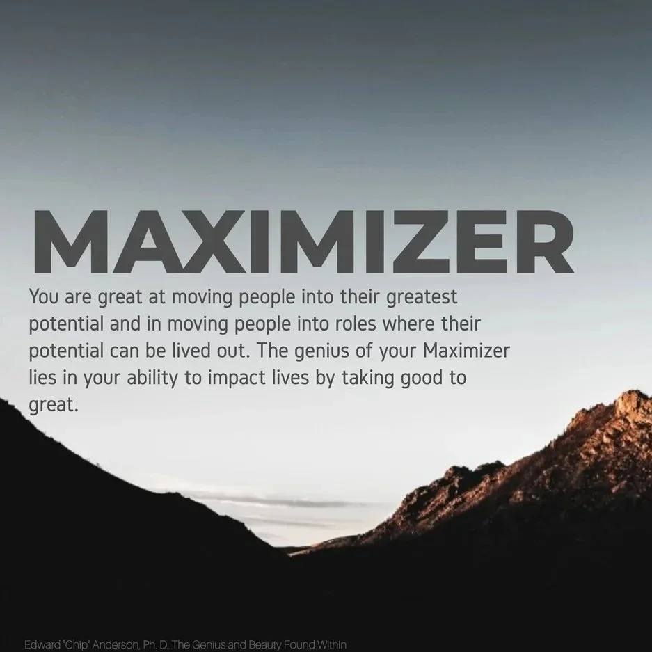 Strengths In Action: #1 Maximizer