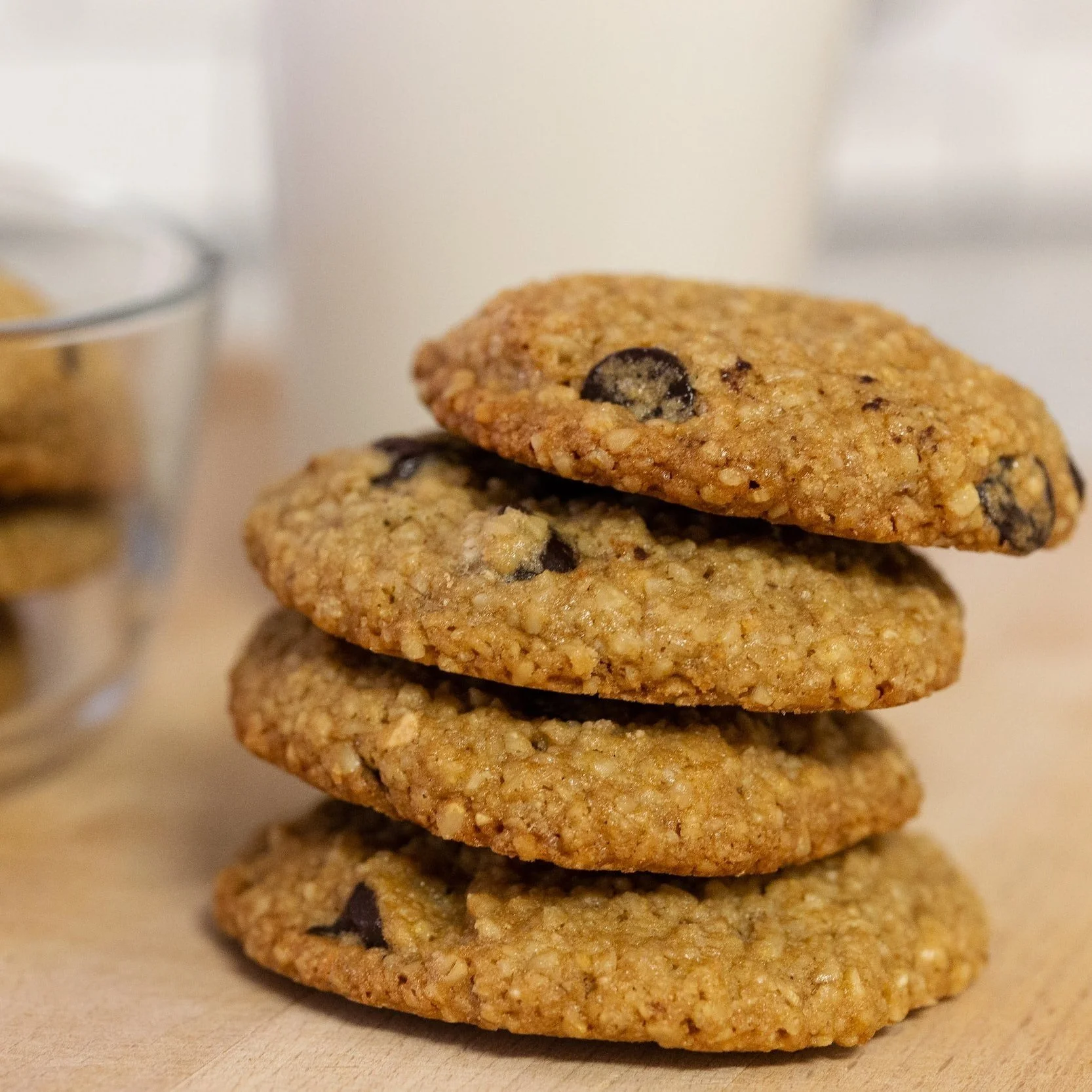 Banana Oat Protein Cookies