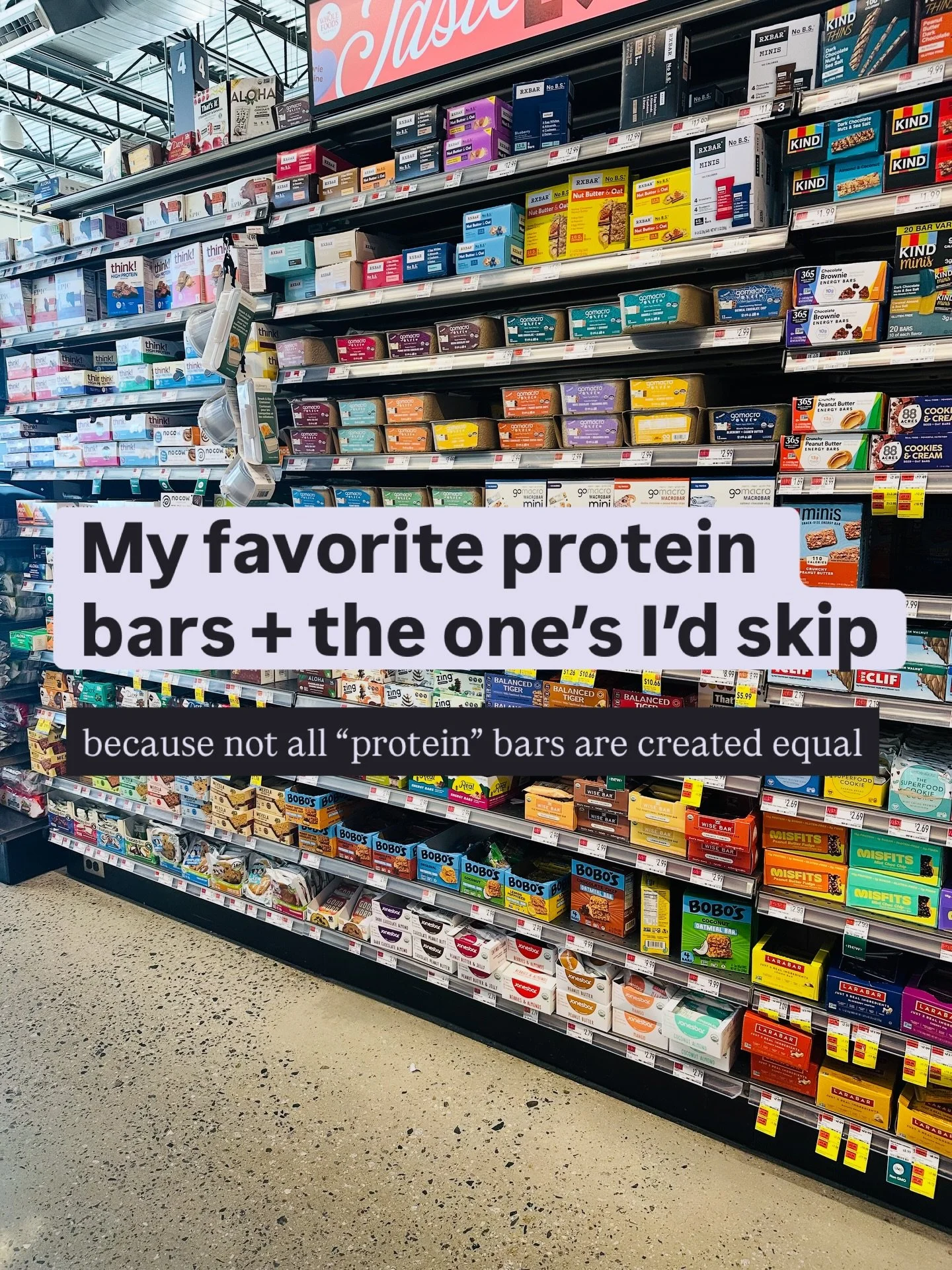 If I could choose my protein on the go hands down it would be a burger patty or some whole food form of protein&hellip;but real life is busy and that&rsquo;s not always realistic, so I keep a few bars on hand for emergencies and travel. 
 
These are 