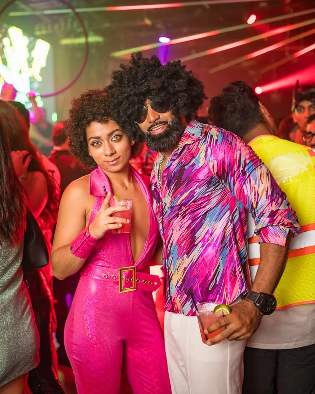 DJ spinning at Slate NYC during Halloween Friday