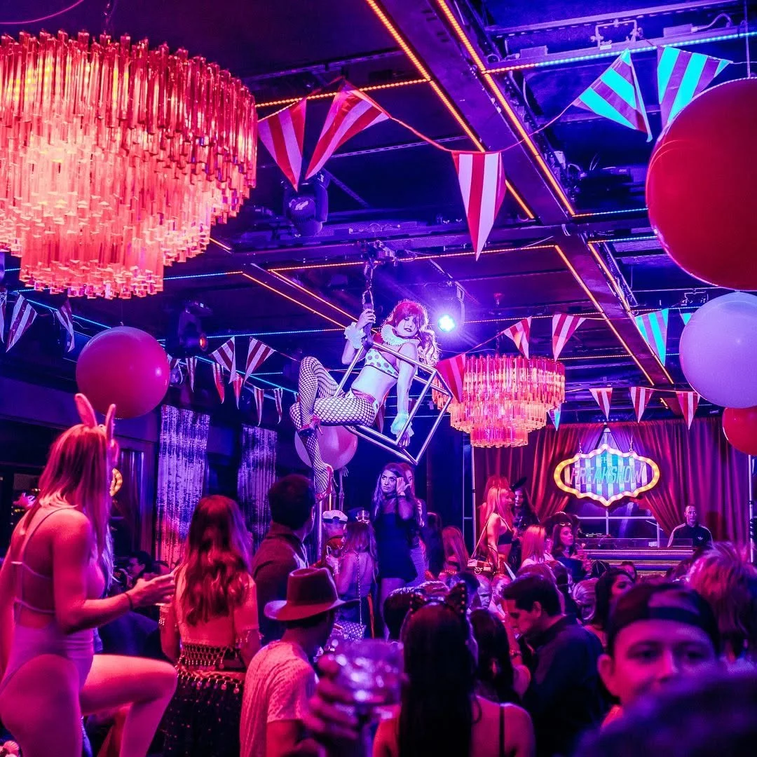 Bottle service celebration at Halloween party in PHD Rooftop Lounge