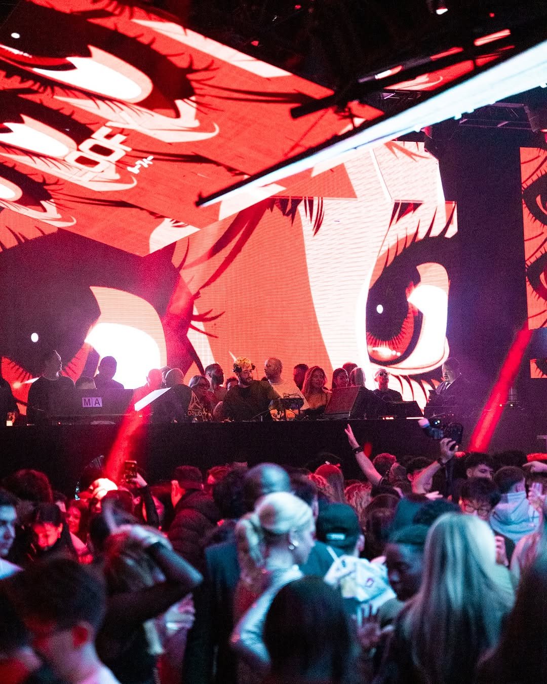 NEBULA NYC packed dance floor during Halloween 2025