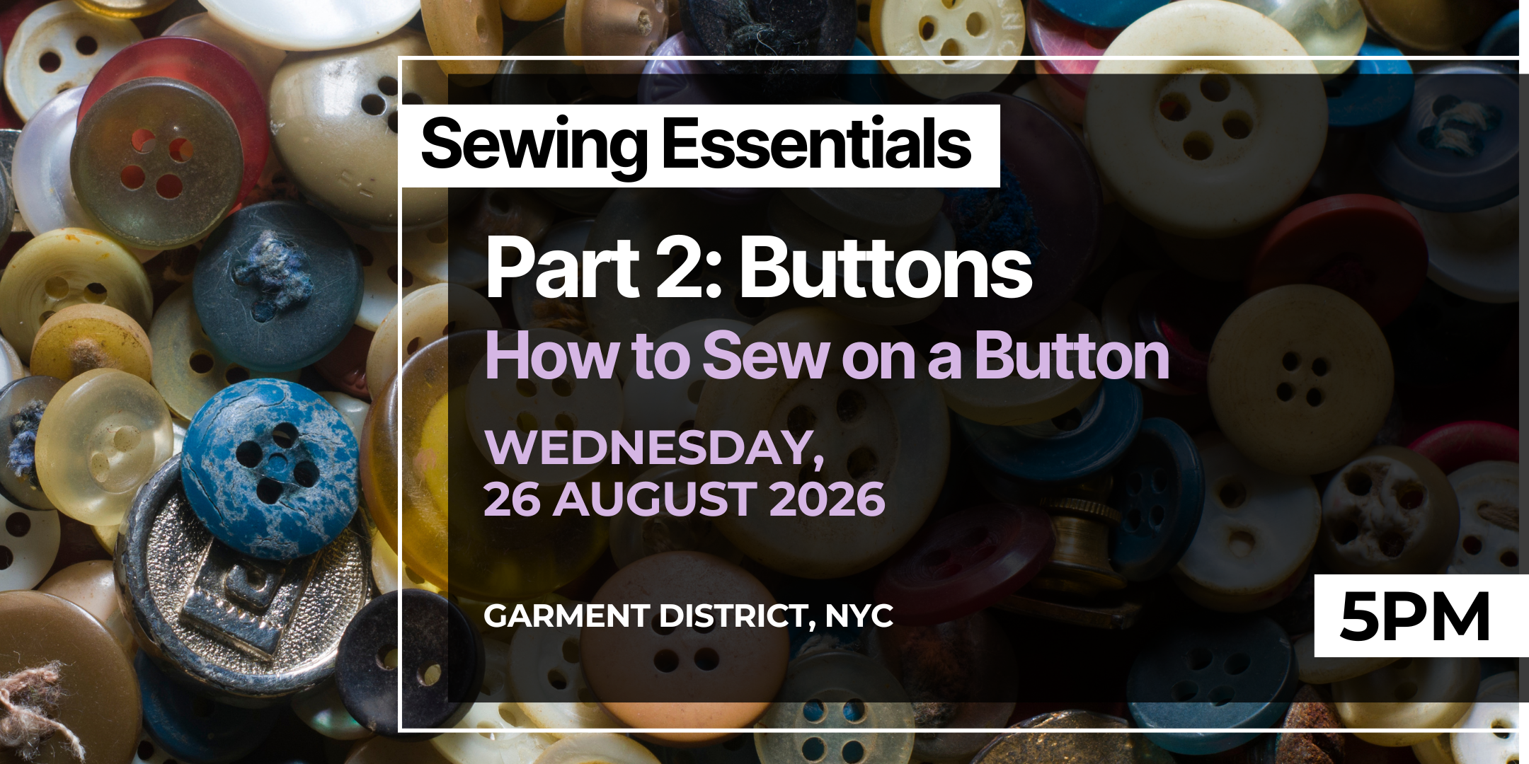 Sewing Essentials Part 2: How to Sew on a Button