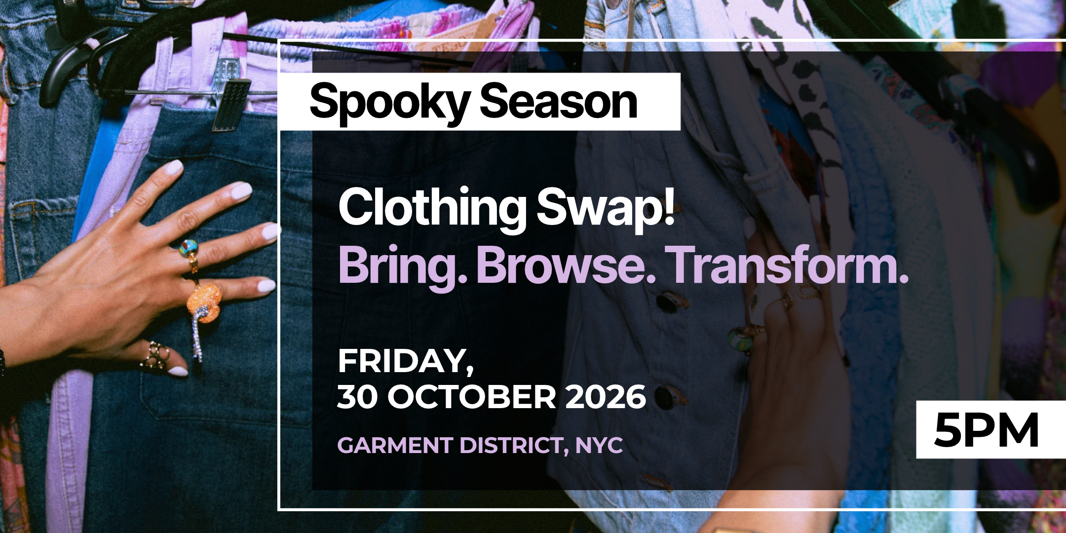 Spooky Season Clothing Swap
