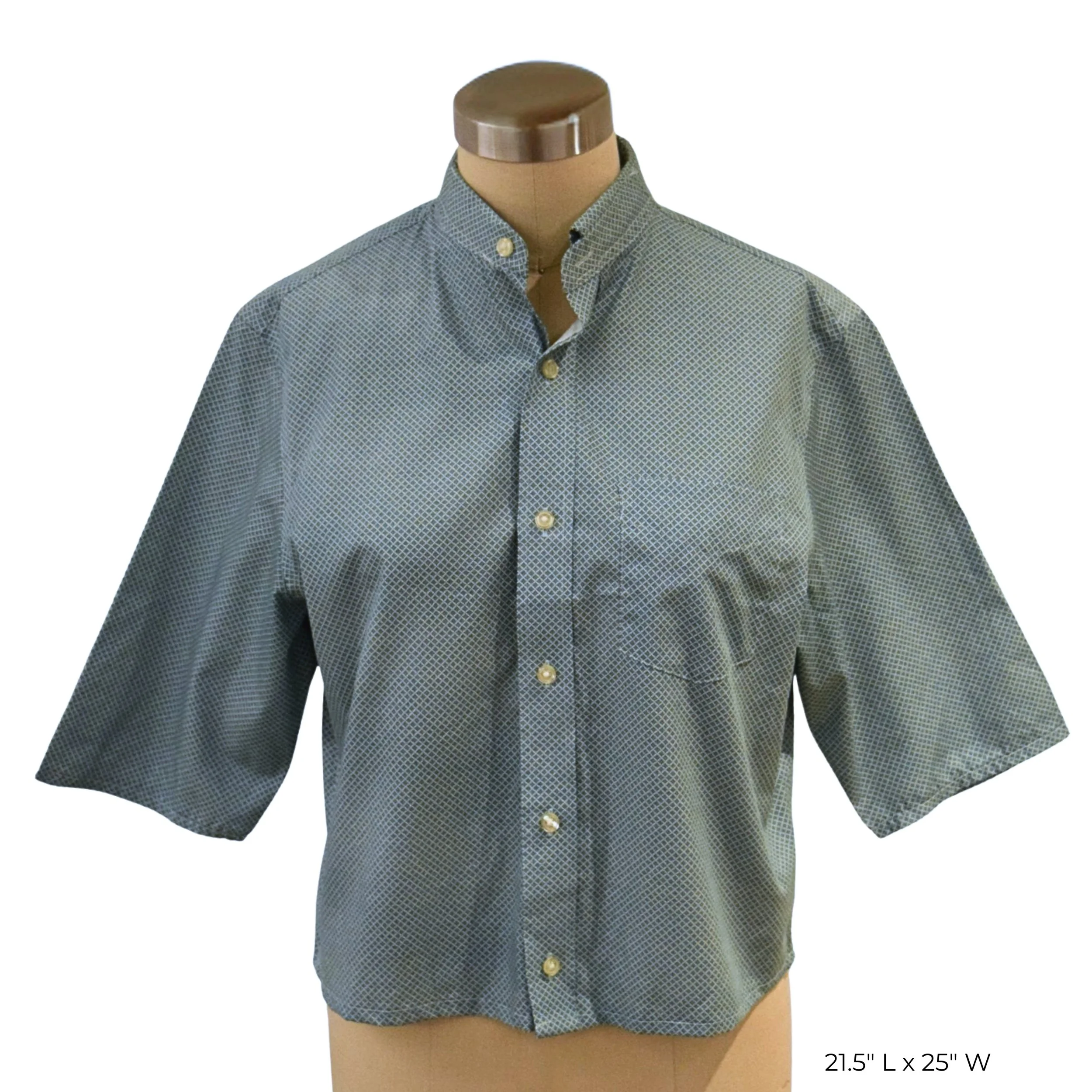 Upcycled Open-Back Blouse