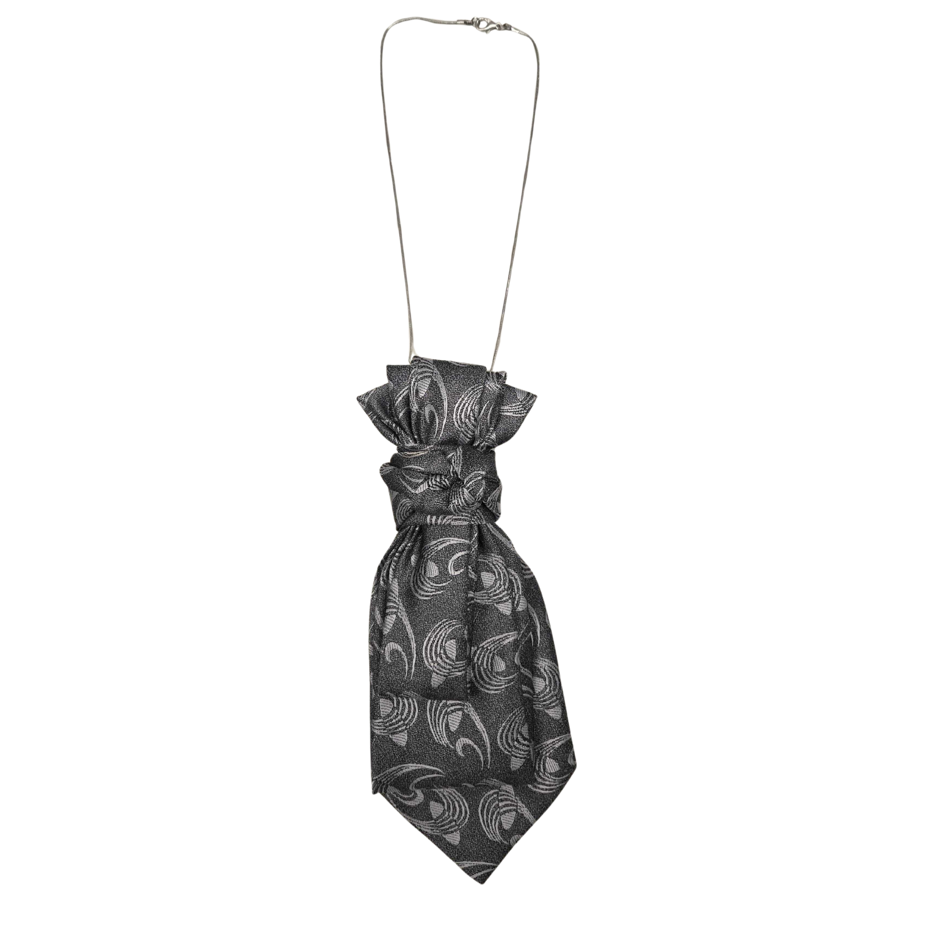 Upcycled Necktie Chain Necklace