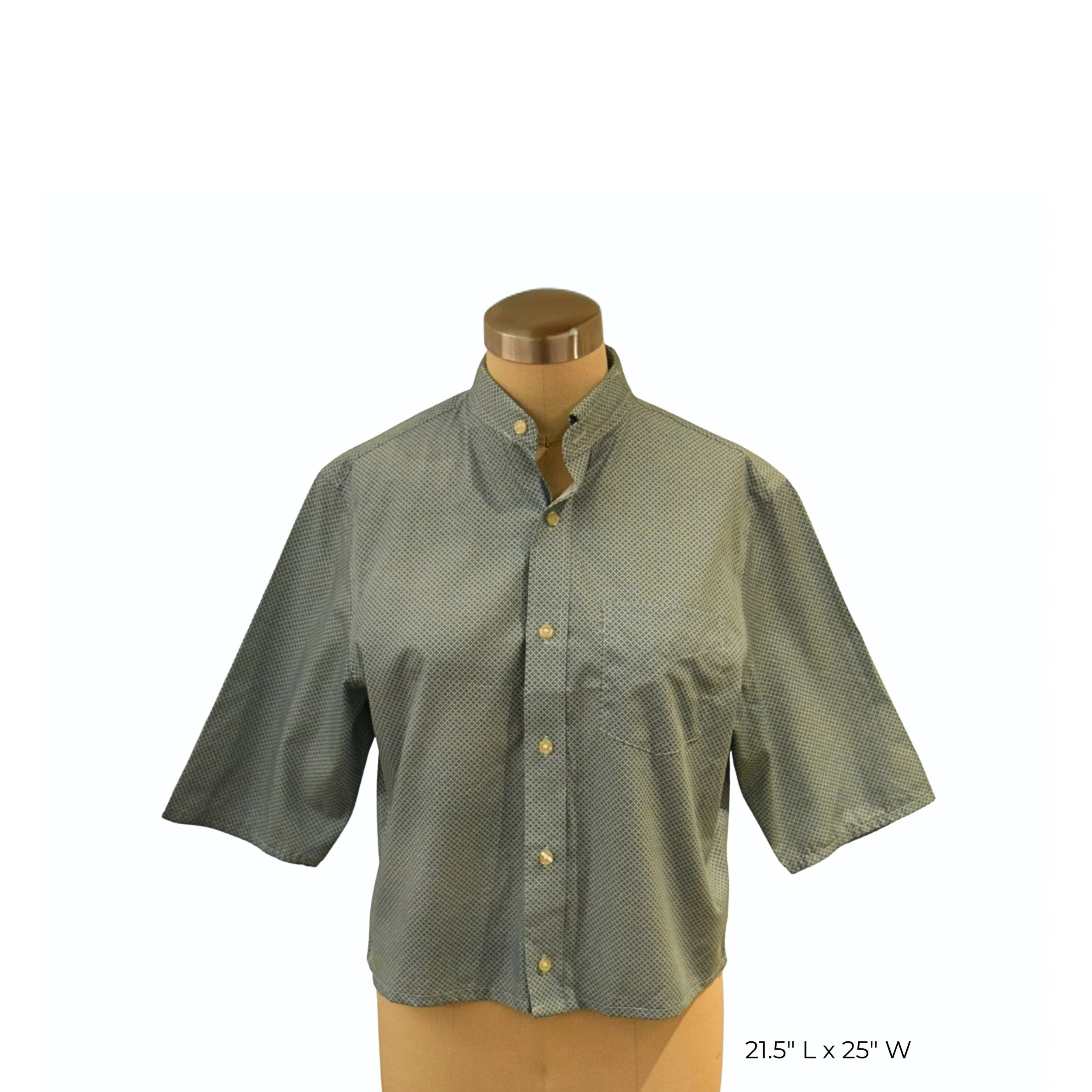 Upcycled Open-Back Blouse