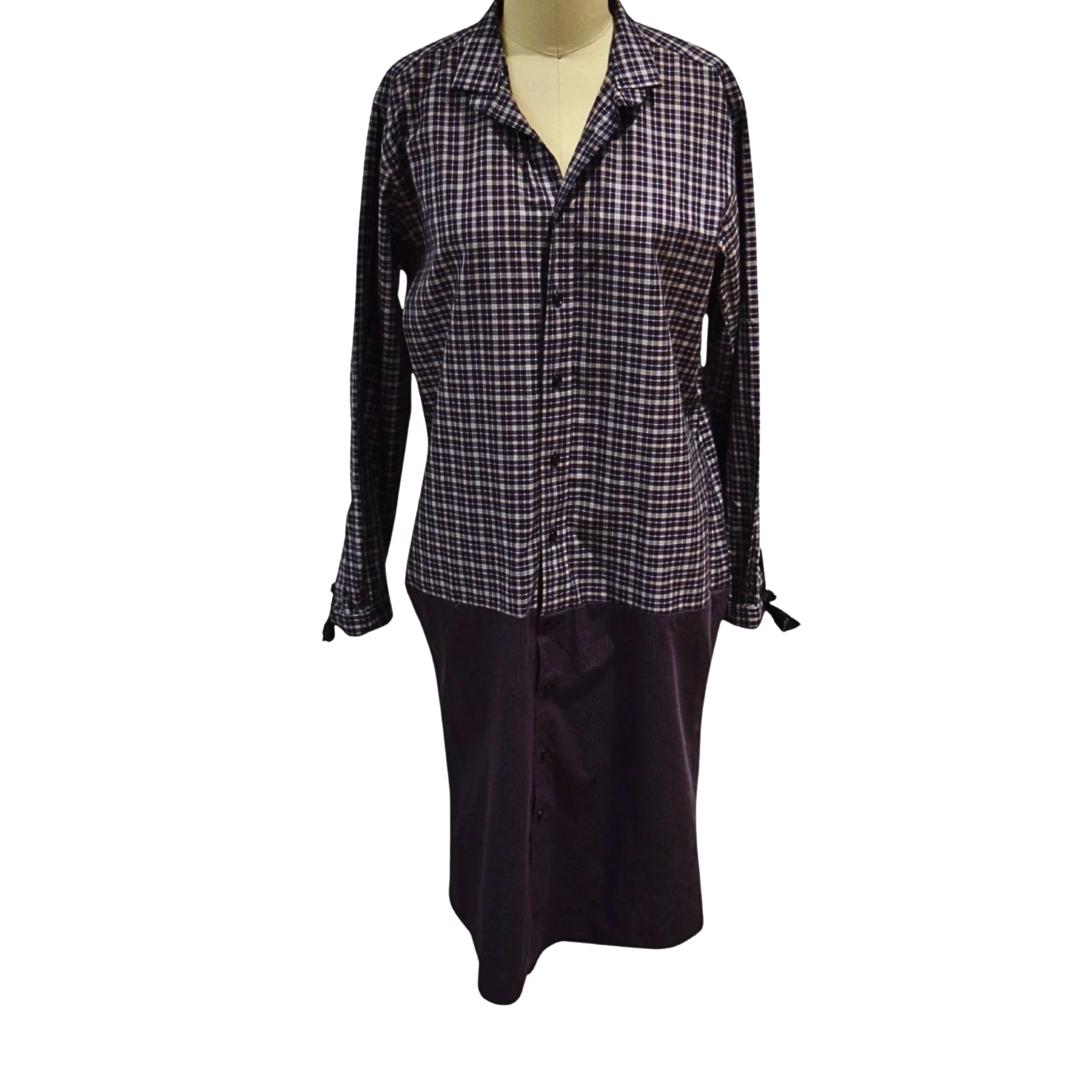 Upcycled Shirt Dress