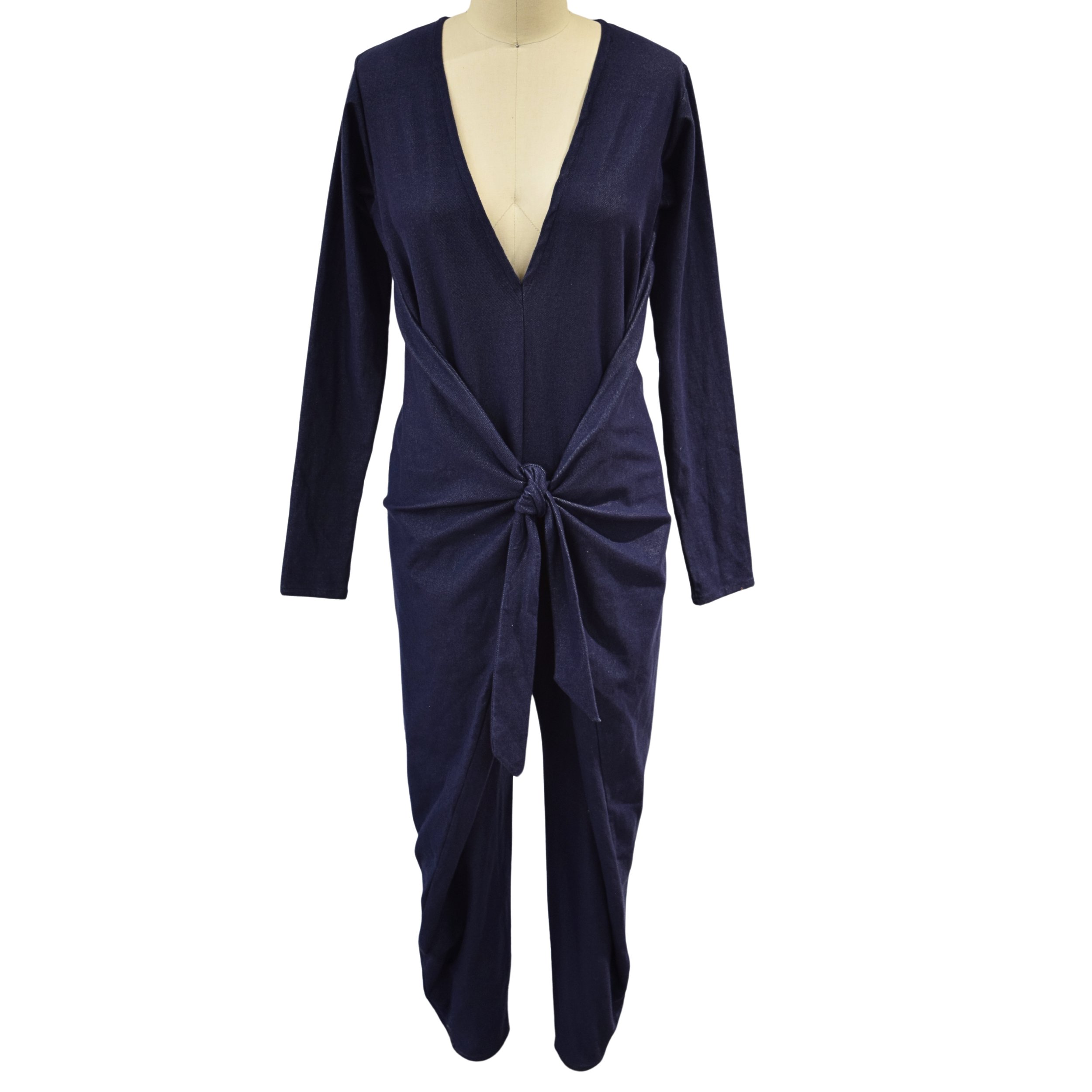Denim Tie Romper