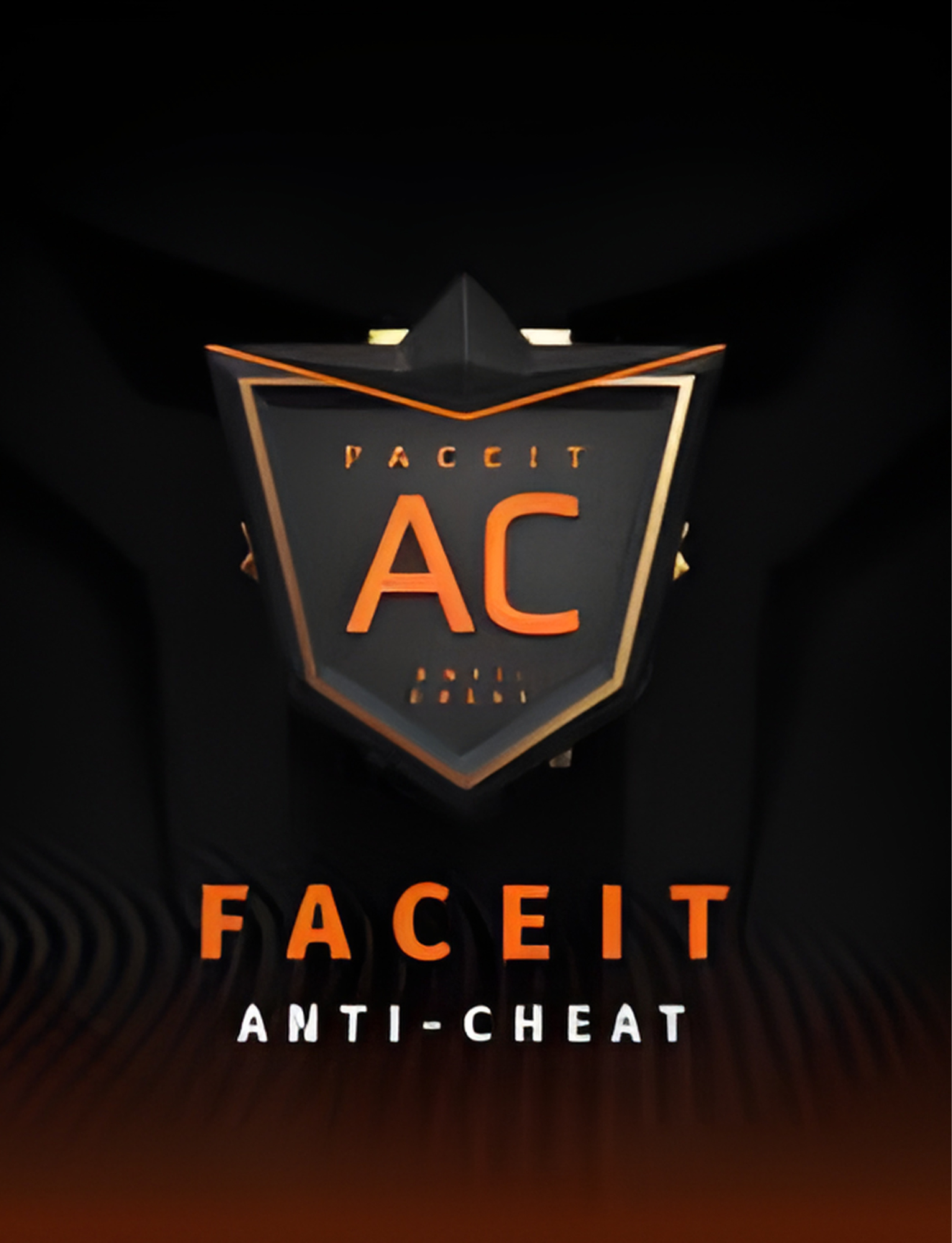 Logo of Pacet AC Faceit Anti-Heat with a shield shape and orange and white text on a dark background.