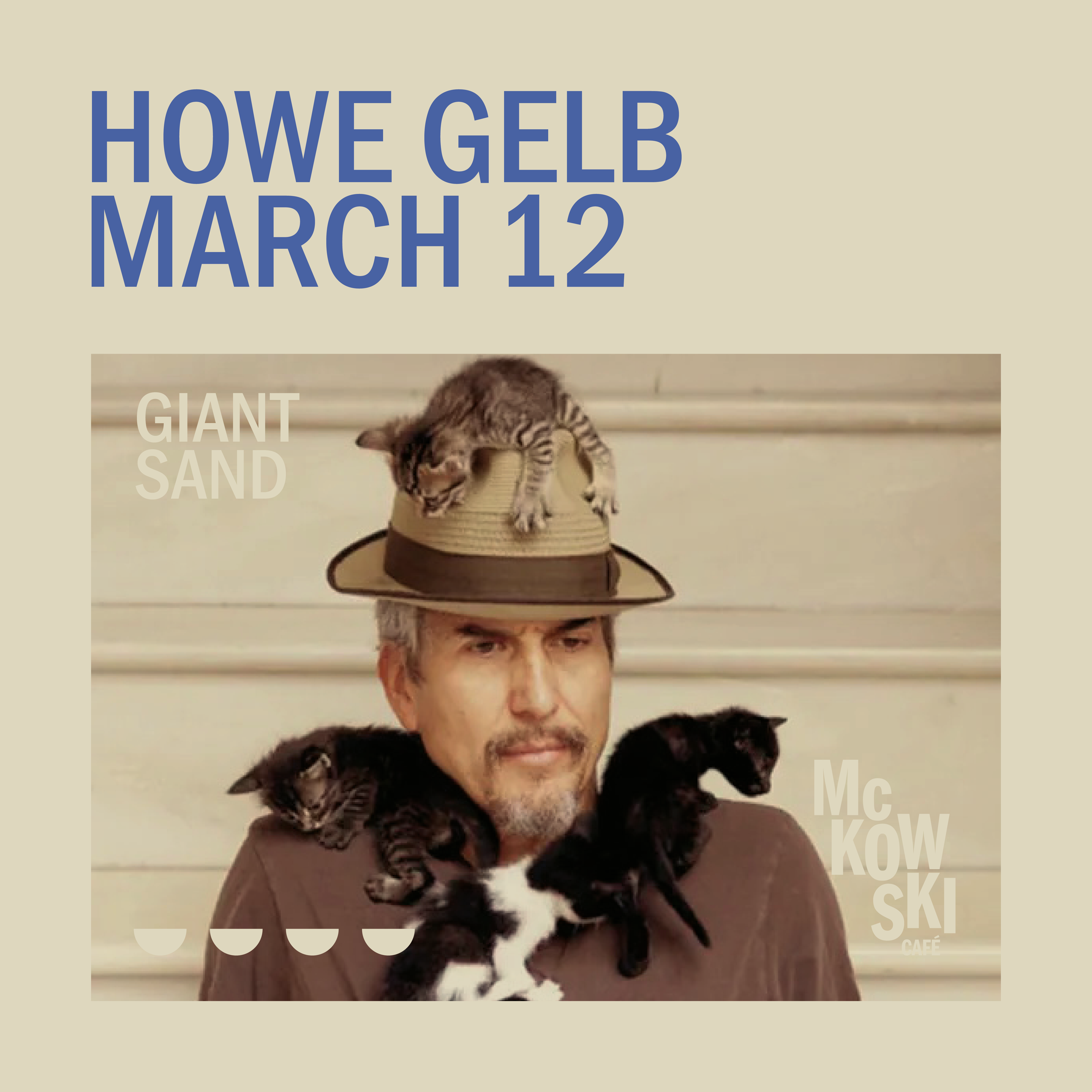 HOWE GELB (GIANT SAND) SOLO SHOW