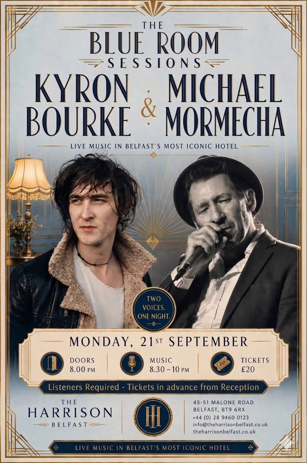 The Blue Room Sessions: Kyron Bourke & Michael Mormecha