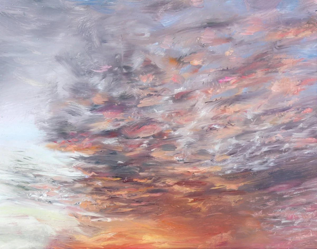 High Clouds, 2022, oil on panel, 11 x 14 inches