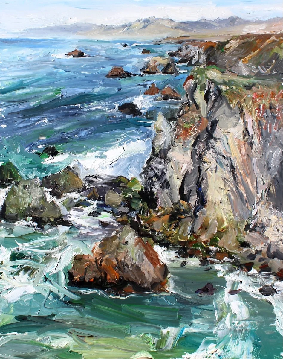 Sonoma Coast, 2021, oil on panel, 14 x 11 inches