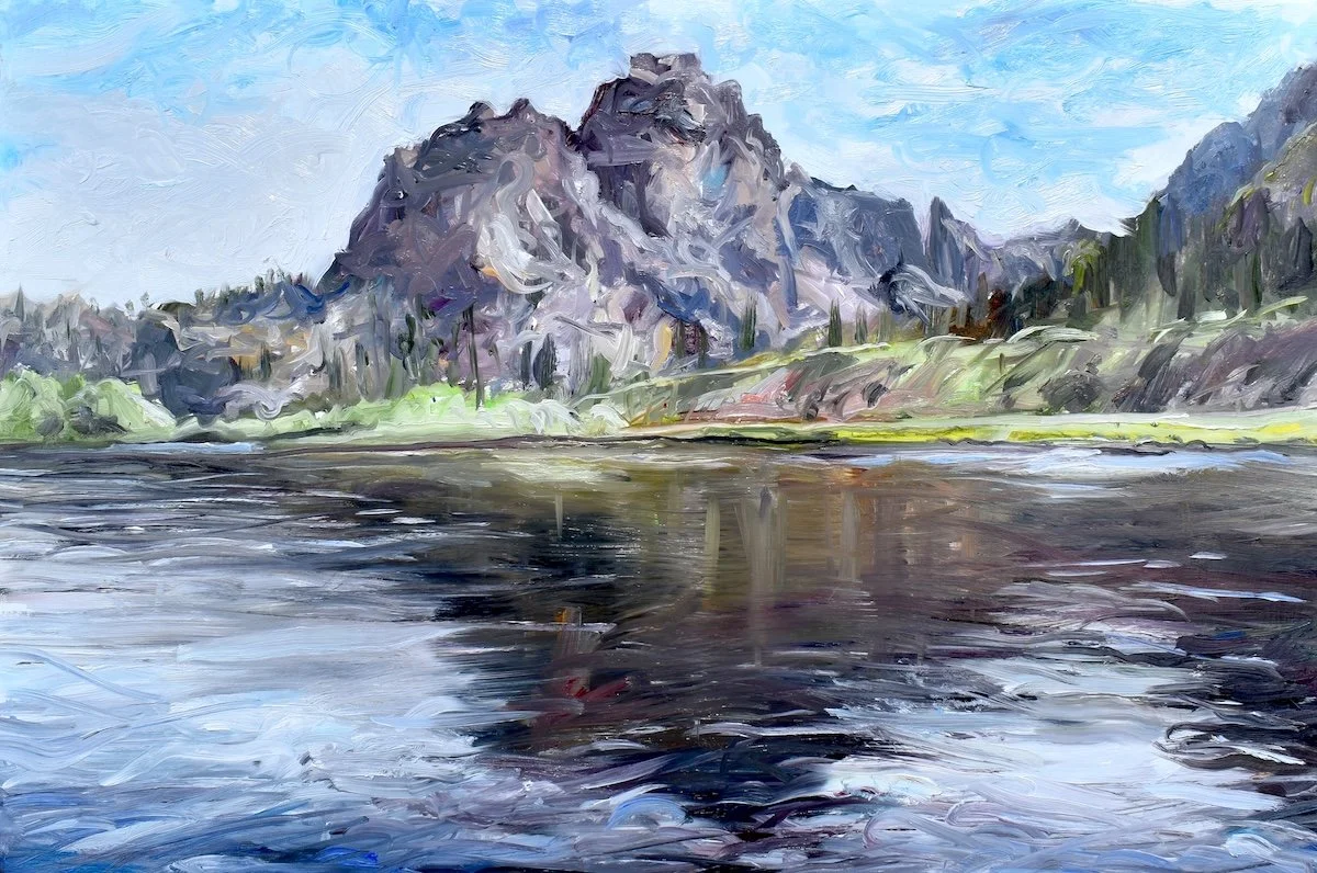 Missouri River, 2026, oil on panel, 14 x 20 inches